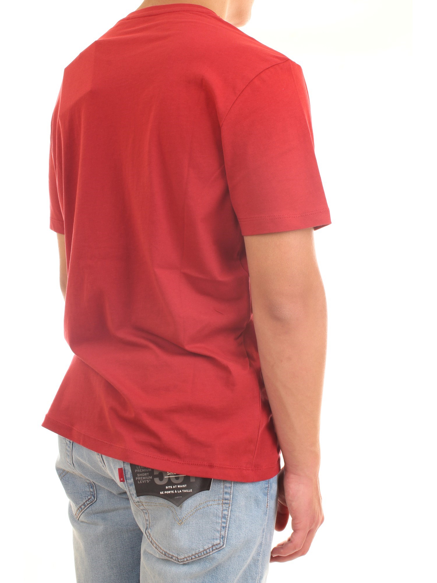NAPAPIJRI NP0A4F9O Red Clothing Man T-Shirt/Polo NAPAPIJRI NP0A4F9O Red Clothing Man T-Shirt/Polo