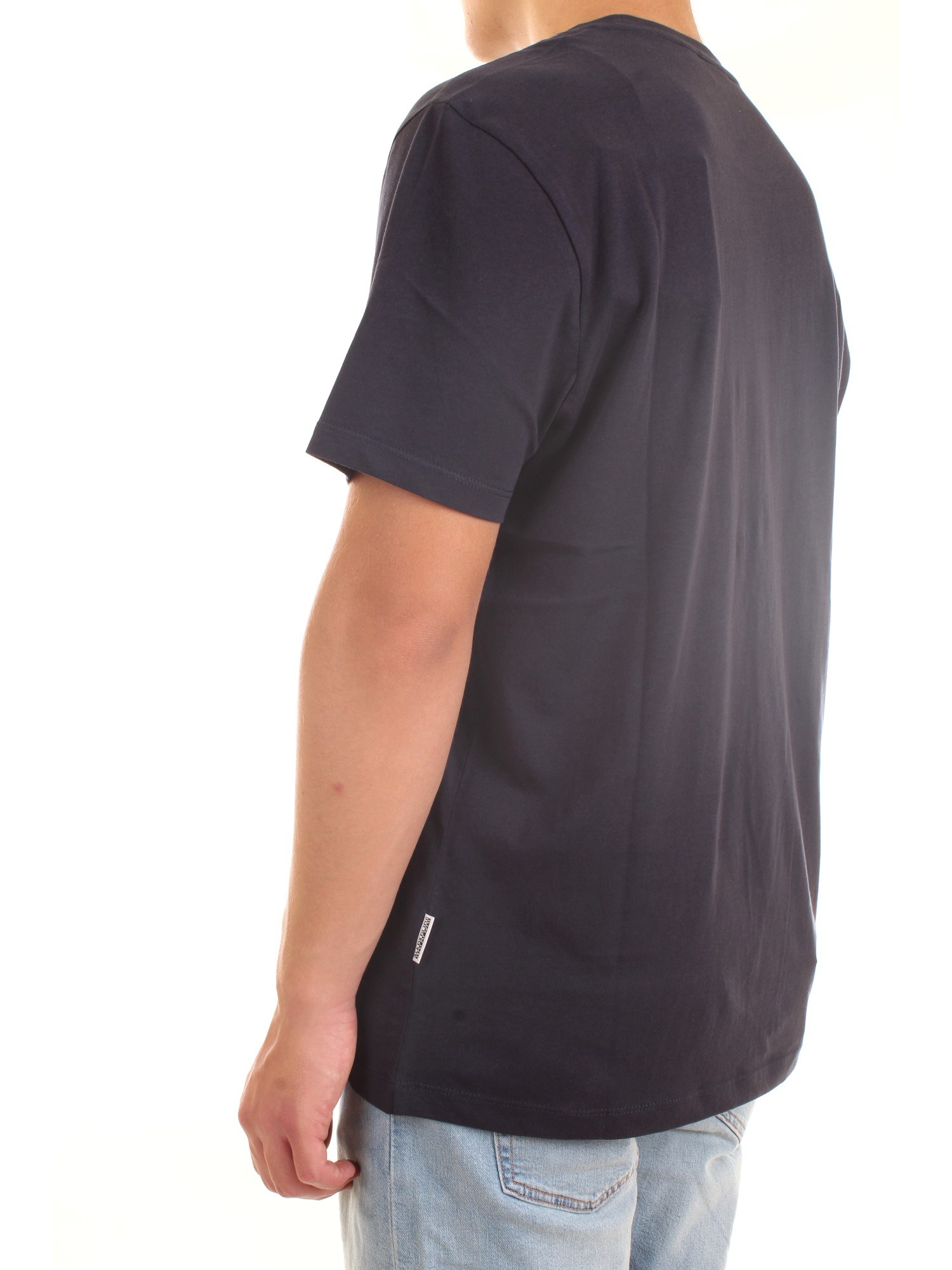 NAPAPIJRI NP0A4F9O Blue Clothing Man T-Shirt/Polo NAPAPIJRI NP0A4F9O Blue Clothing Man T-Shirt/Polo