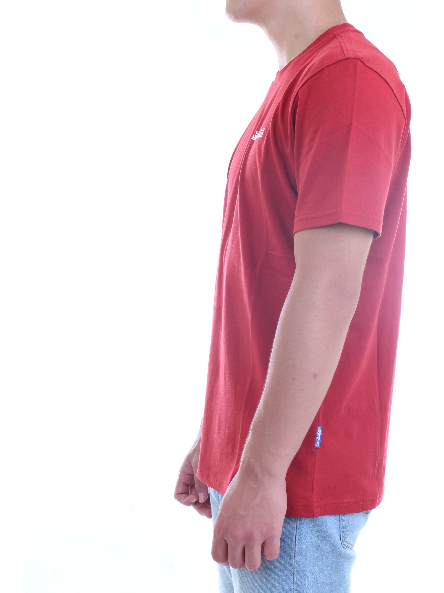 NAPAPIJRI NP0A4F7F Red Clothing Man T-Shirt/Polo NAPAPIJRI NP0A4F7F Red Clothing Man T-Shirt/Polo