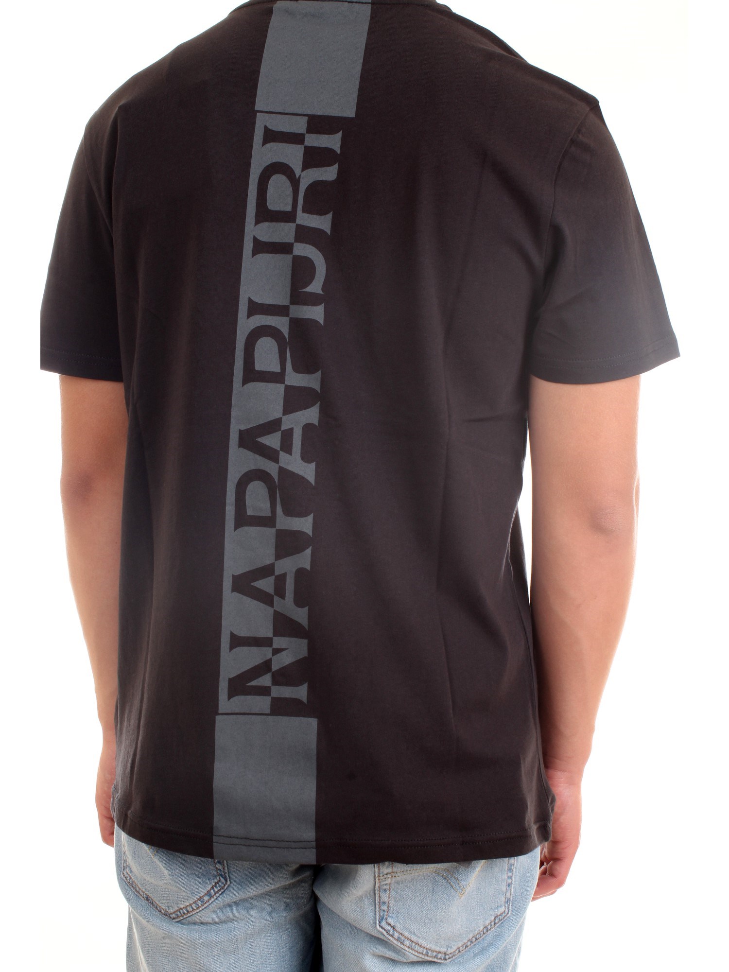 NAPAPIJRI NP0A4F7F Black Clothing Man T-Shirt/Polo NAPAPIJRI NP0A4F7F Black Clothing Man T-Shirt/Polo