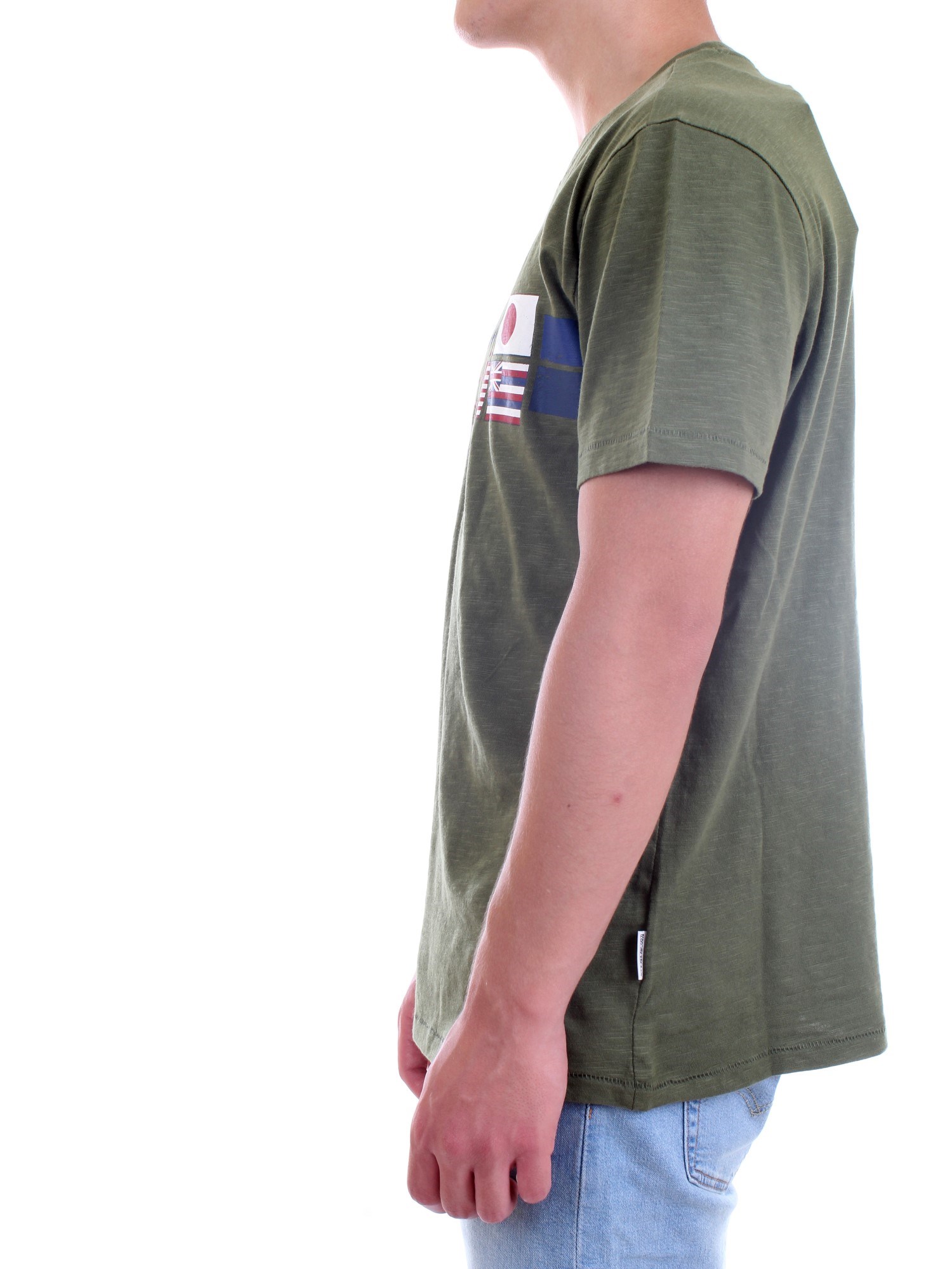 NAPAPIJRI NP0A4F6J Green Clothing Man T-Shirt/Polo NAPAPIJRI NP0A4F6J Green Clothing Man T-Shirt/Polo