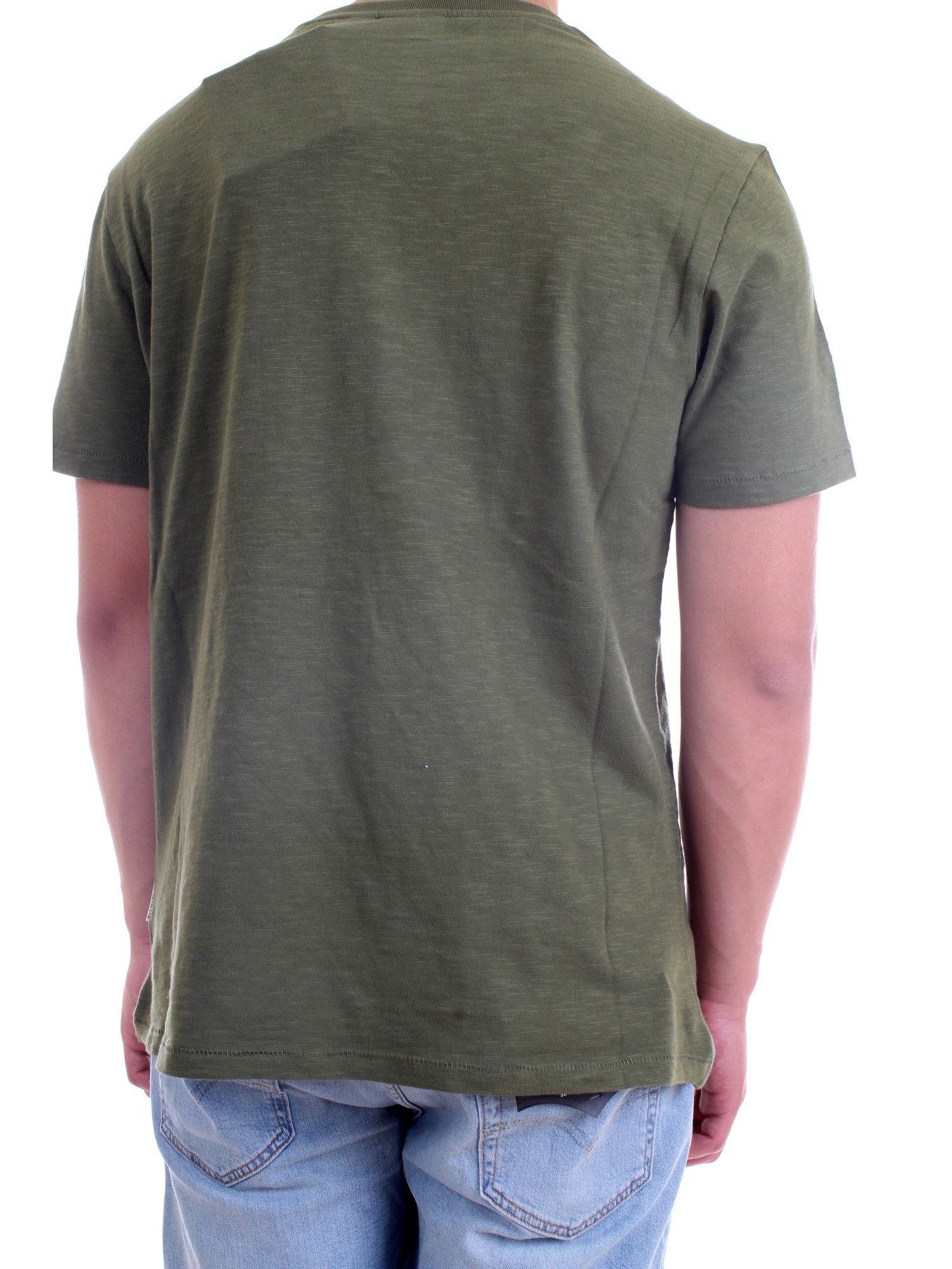 NAPAPIJRI NP0A4F6J Green Clothing Man T-Shirt/Polo NAPAPIJRI NP0A4F6J Green Clothing Man T-Shirt/Polo