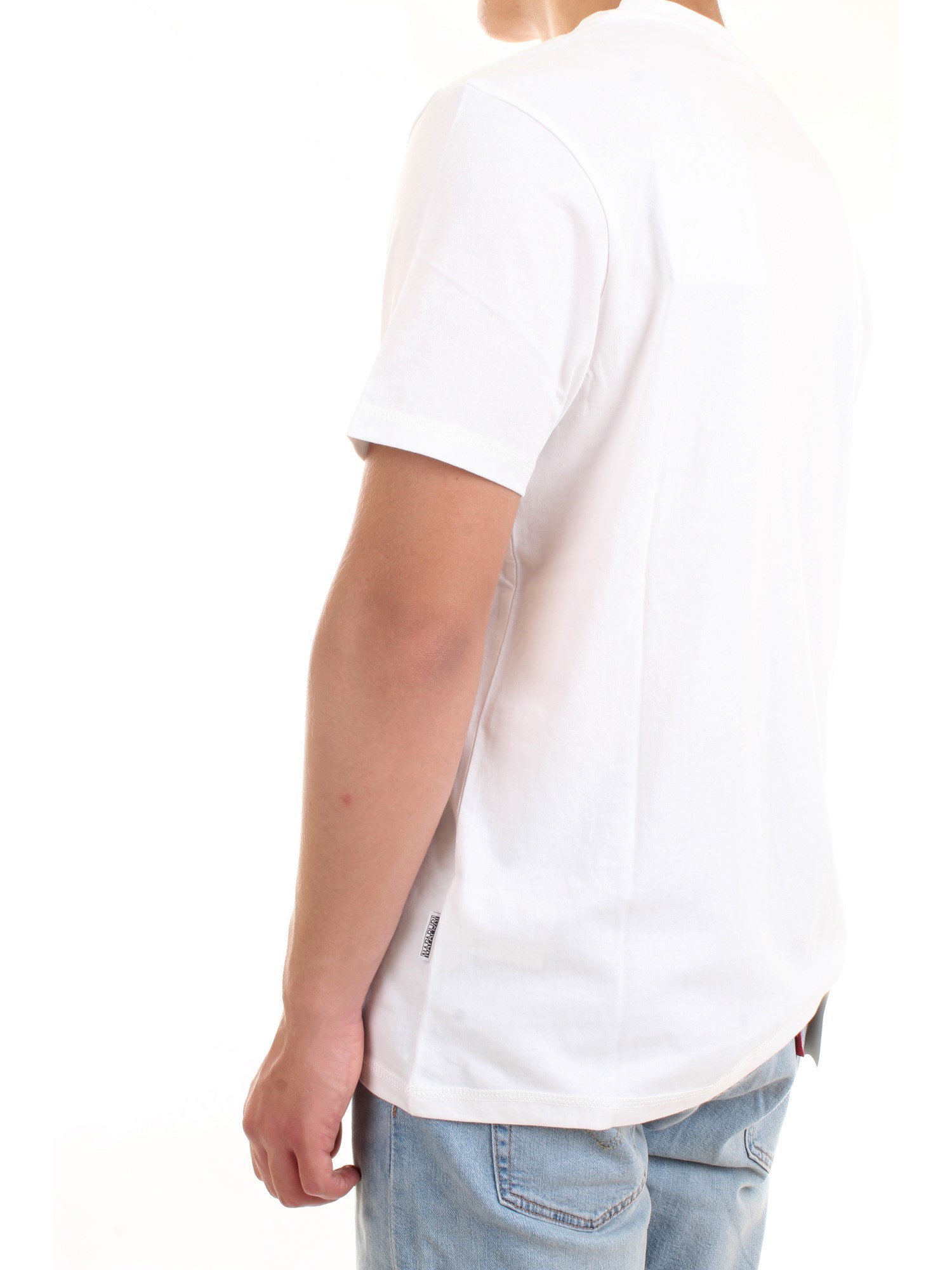 NAPAPIJRI NP0A4F9R White Clothing Man T-Shirt/Polo NAPAPIJRI NP0A4F9R White Clothing Man T-Shirt/Polo