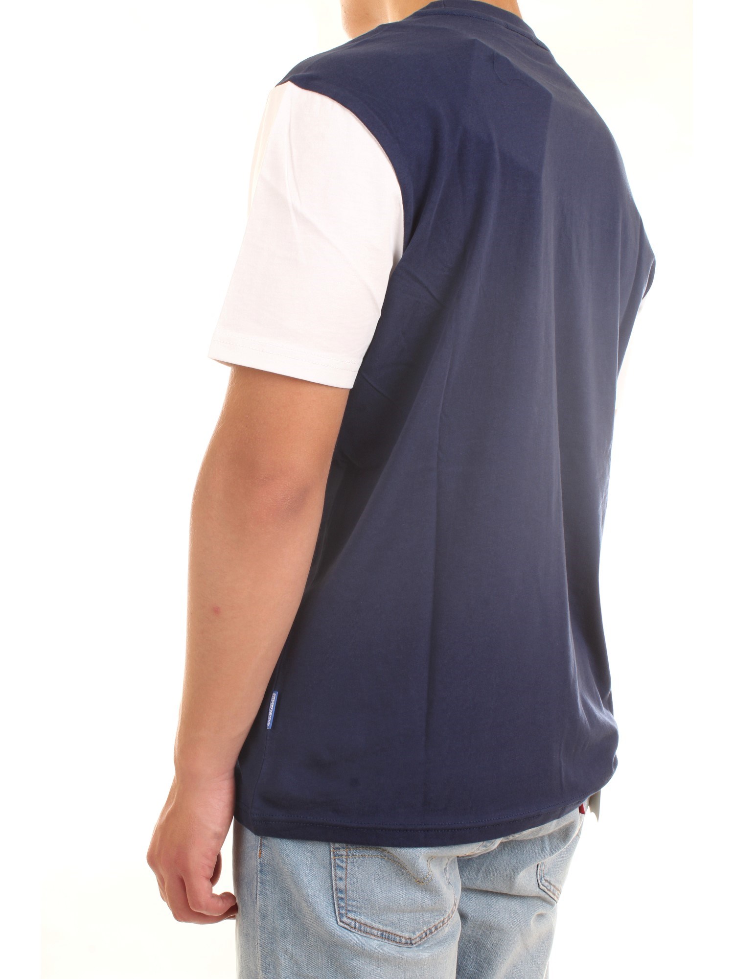 NAPAPIJRI NP0A4F6T Blue Clothing Man T-Shirt/Polo NAPAPIJRI NP0A4F6T Blue Clothing Man T-Shirt/Polo