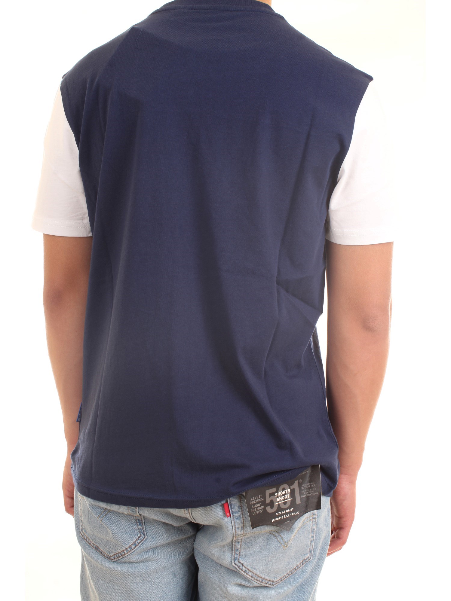 NAPAPIJRI NP0A4F6T Blue Clothing Man T-Shirt/Polo NAPAPIJRI NP0A4F6T Blue Clothing Man T-Shirt/Polo