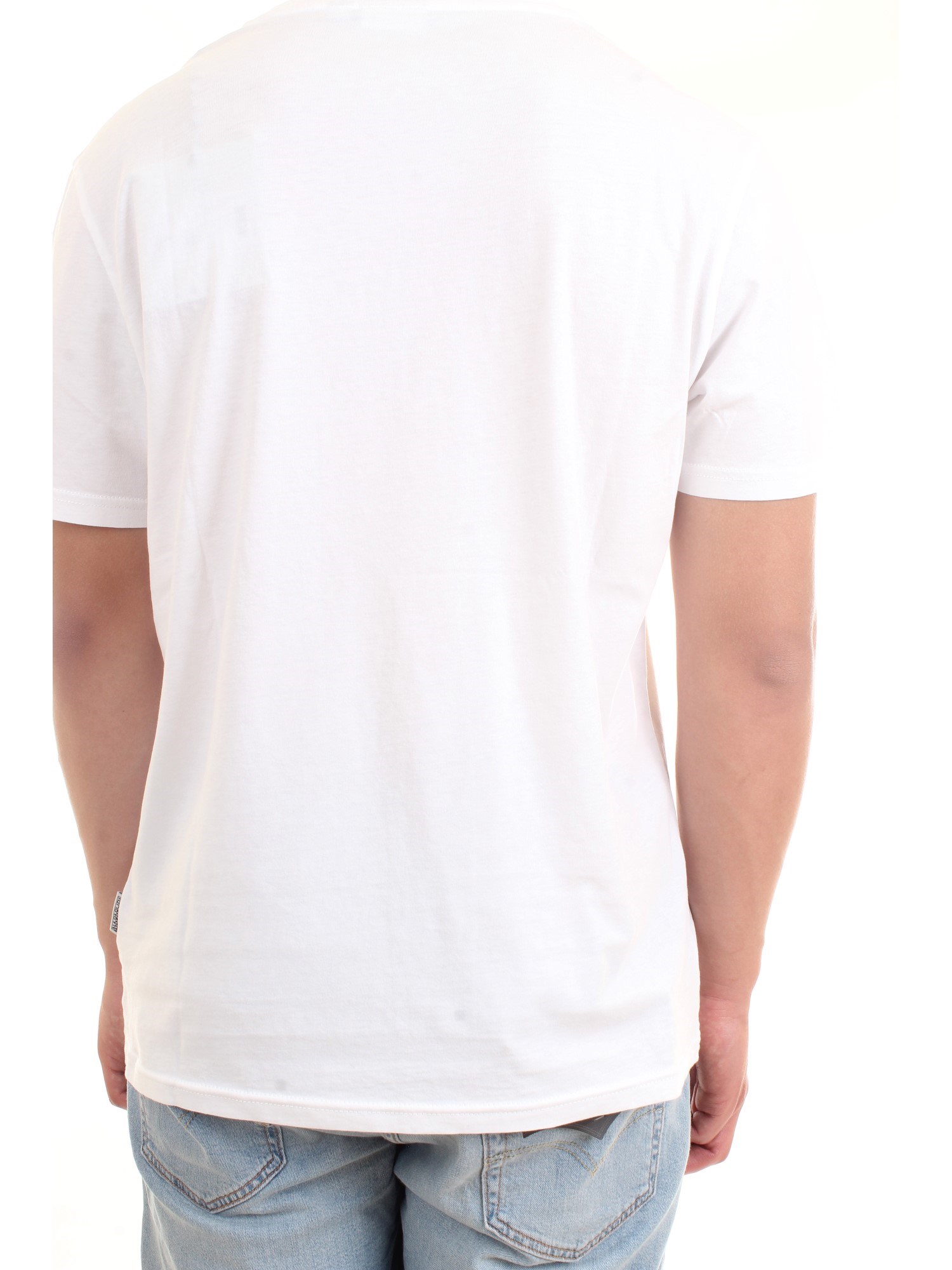 NAPAPIJRI NP0A4F6P White Clothing Man T-Shirt/Polo NAPAPIJRI NP0A4F6P White Clothing Man T-Shirt/Polo