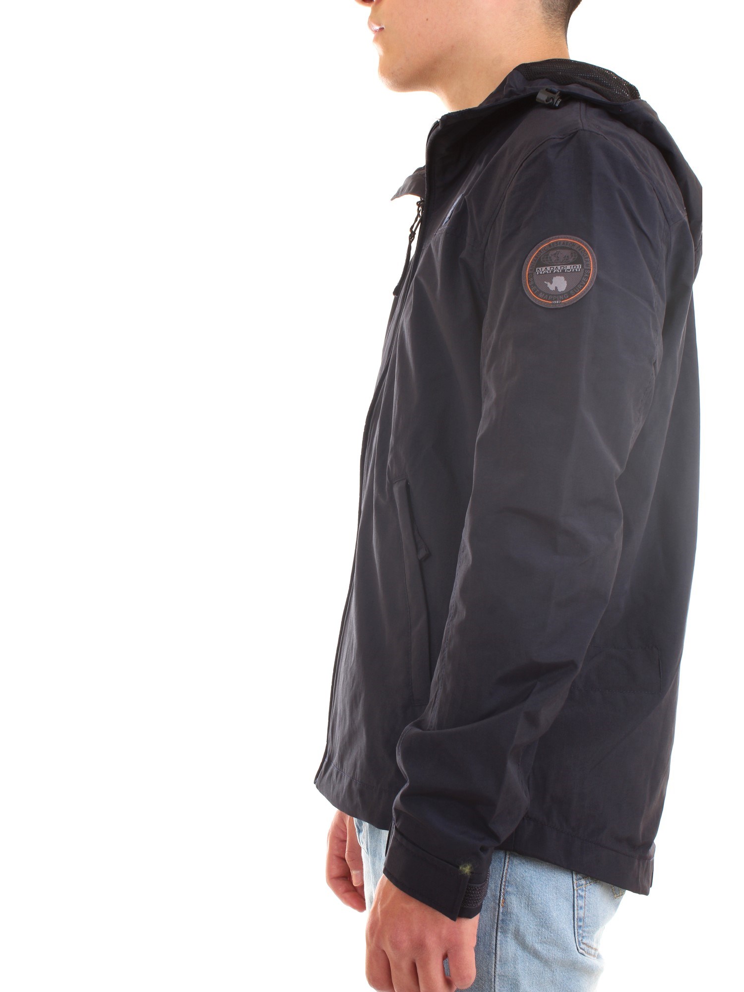 NAPAPIJRI NP0A4F7P Blue Clothing Man Jacket NAPAPIJRI NP0A4F7P Blue Clothing Man Jacket