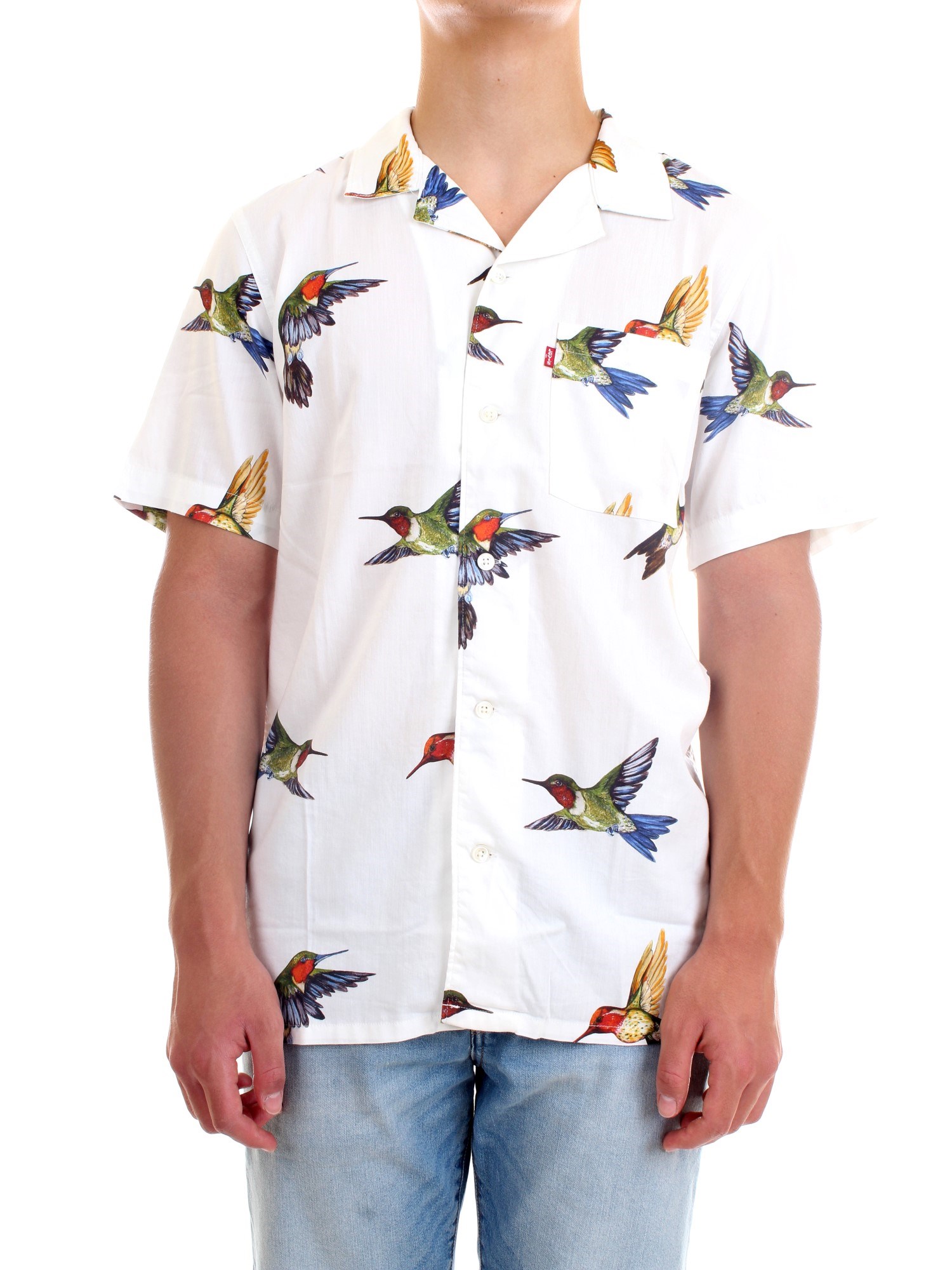 LEVI'S 72625 White Clothing Man Shirt LEVI'S 72625 White Clothing Man Shirt