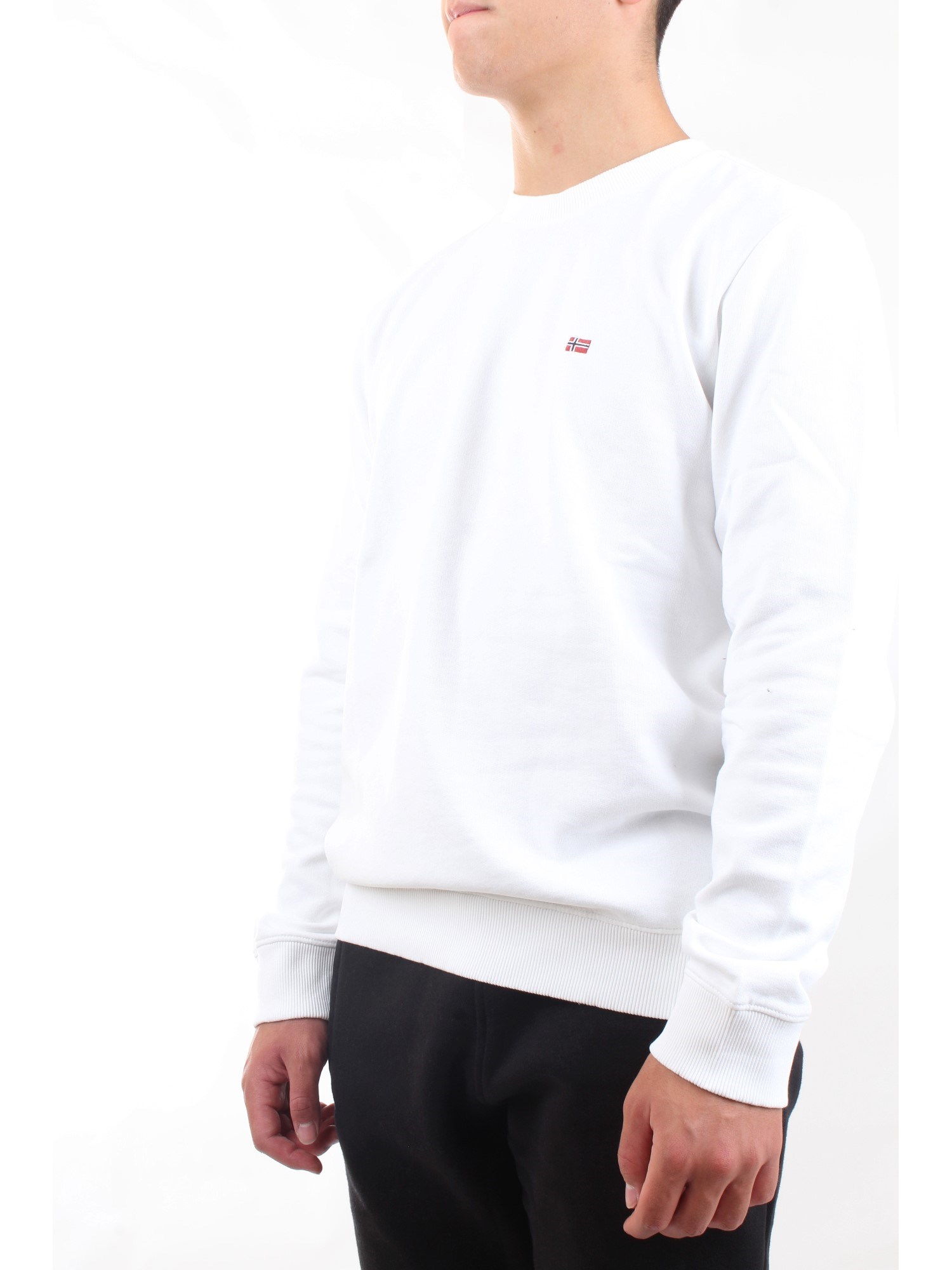 NAPAPIJRI NP0A4FQN White Clothing Man Sweater NAPAPIJRI NP0A4FQN White Clothing Man Sweater