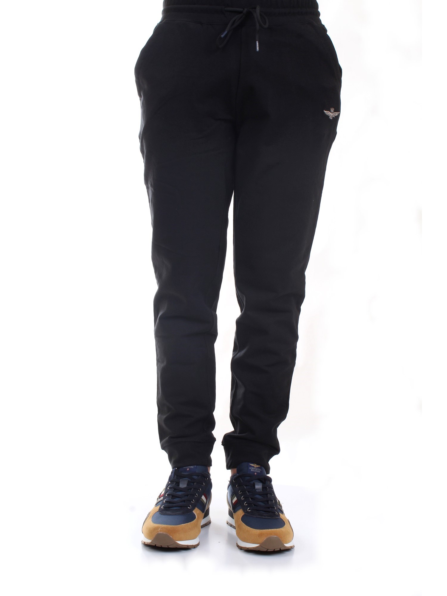 AERONAUTICA MILITARE 212PF819F439 Black Clothing Man Trousers AERONAUTICA MILITARE 212PF819F439 Black Clothing Man Trousers