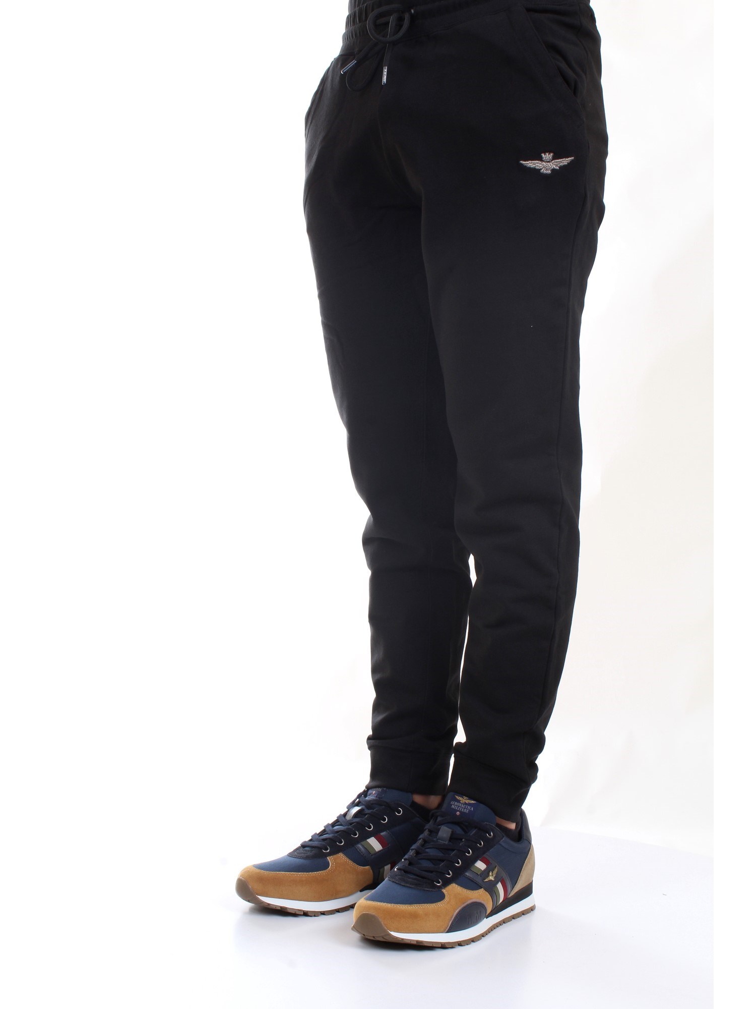 AERONAUTICA MILITARE 212PF819F439 Black Clothing Man Trousers AERONAUTICA MILITARE 212PF819F439 Black Clothing Man Trousers