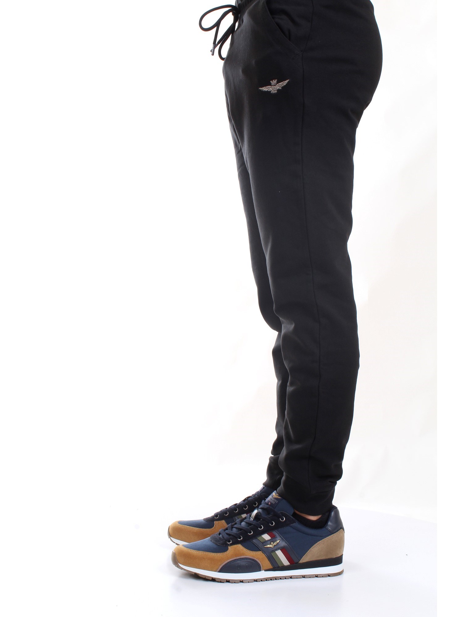 AERONAUTICA MILITARE 212PF819F439 Black Clothing Man Trousers AERONAUTICA MILITARE 212PF819F439 Black Clothing Man Trousers