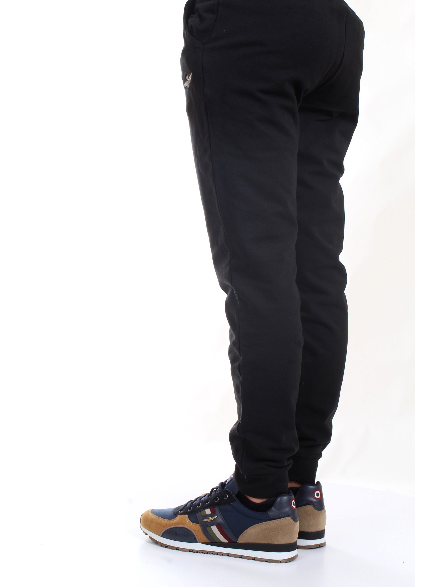 AERONAUTICA MILITARE 212PF819F439 Black Clothing Man Trousers AERONAUTICA MILITARE 212PF819F439 Black Clothing Man Trousers