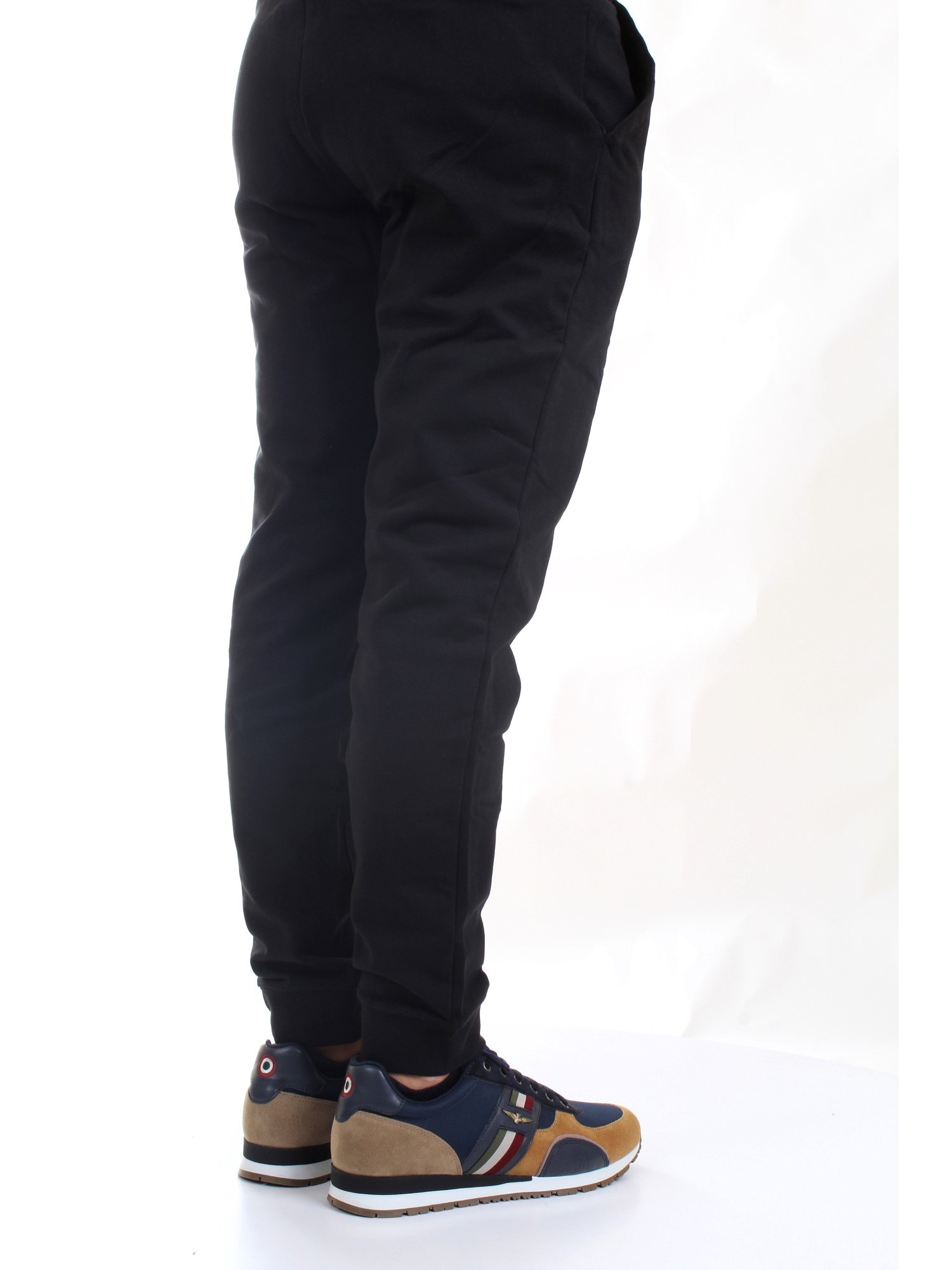AERONAUTICA MILITARE 212PF819F439 Black Clothing Man Trousers AERONAUTICA MILITARE 212PF819F439 Black Clothing Man Trousers