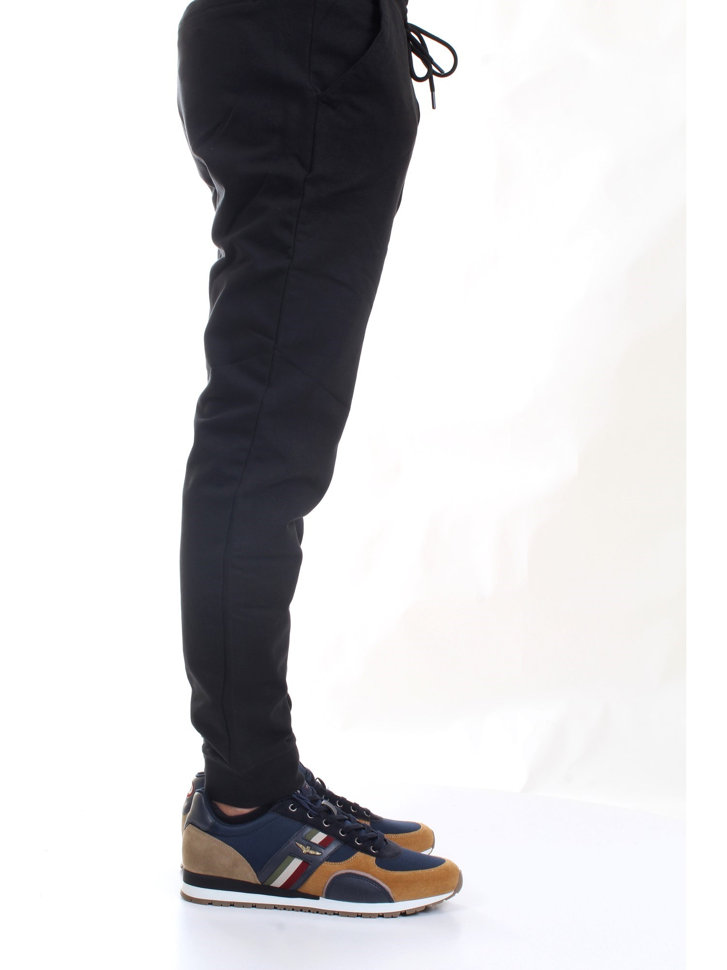 AERONAUTICA MILITARE 212PF819F439 Black Clothing Man Trousers AERONAUTICA MILITARE 212PF819F439 Black Clothing Man Trousers