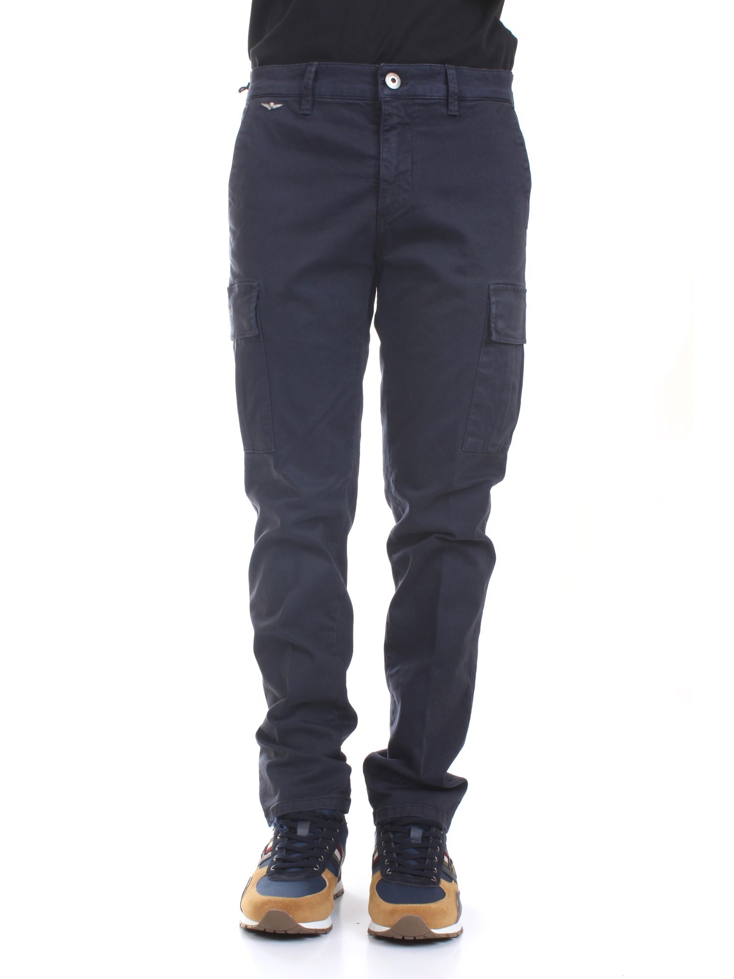 AERONAUTICA MILITARE 212PA1458CT2900 Blue Clothing Man Trousers AERONAUTICA MILITARE 212PA1458CT2900 Blue Clothing Man Trousers