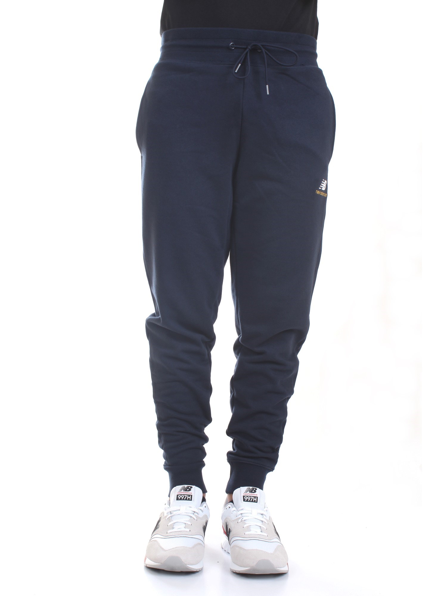 NEW BALANCE MP11590 Blue Clothing Man Trousers NEW BALANCE MP11590 Blue Clothing Man Trousers