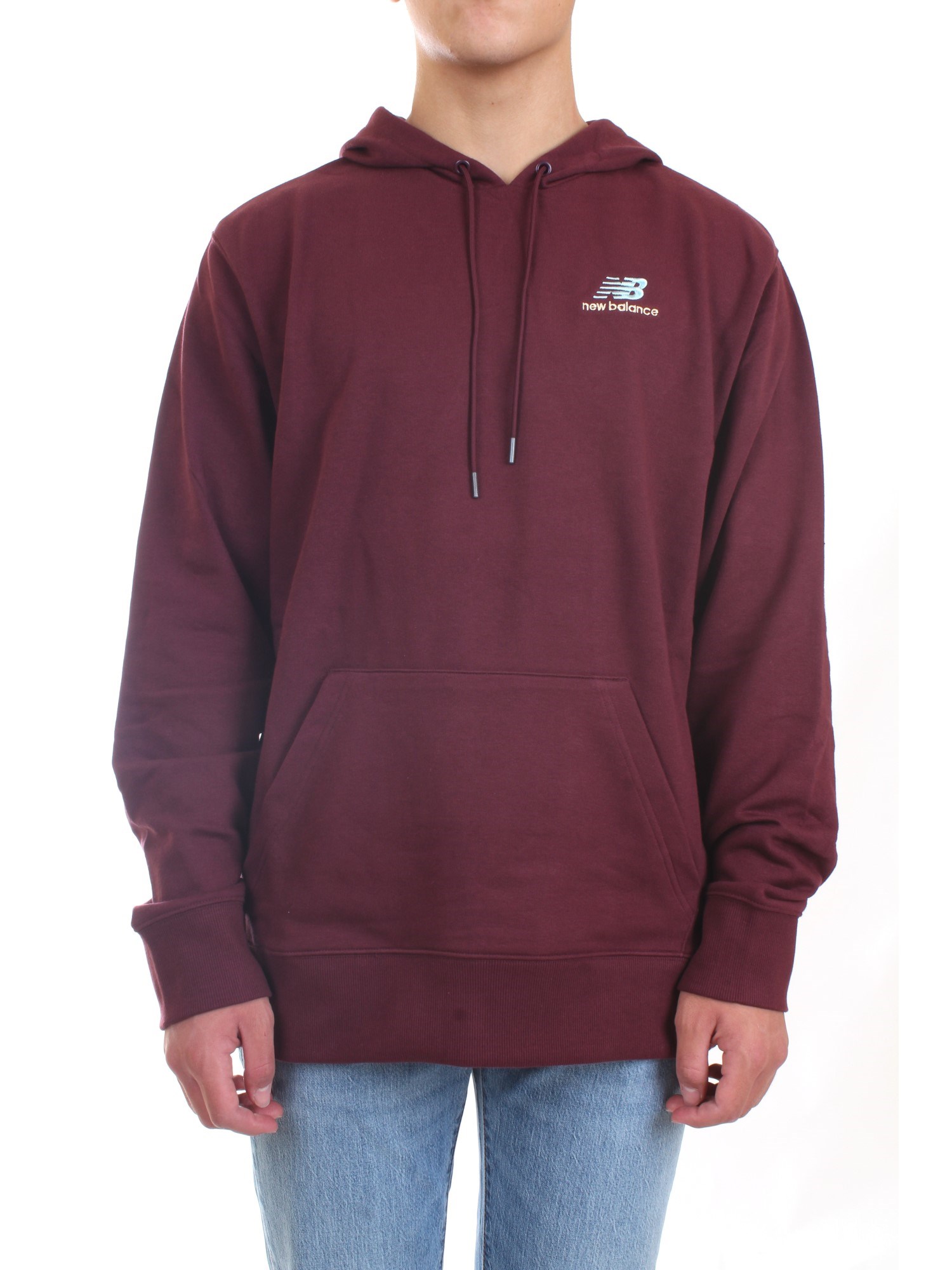 NEW BALANCE MT11550 Bordeaux Clothing Unisex Sweater NEW BALANCE MT11550 Bordeaux Clothing Unisex Sweater