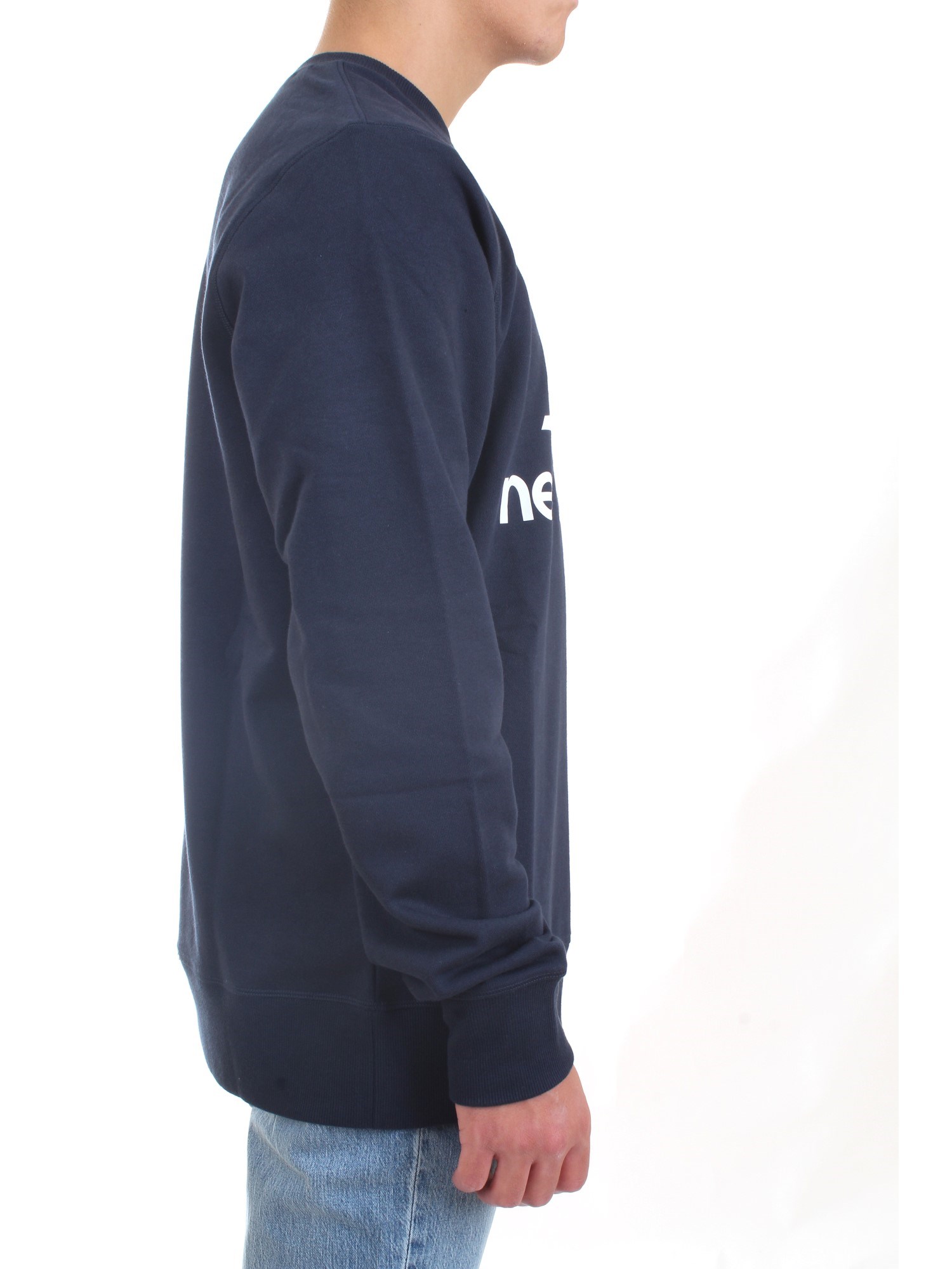NEW BALANCE MT03560 Blue Clothing Man Sweater NEW BALANCE MT03560 Blue Clothing Man Sweater