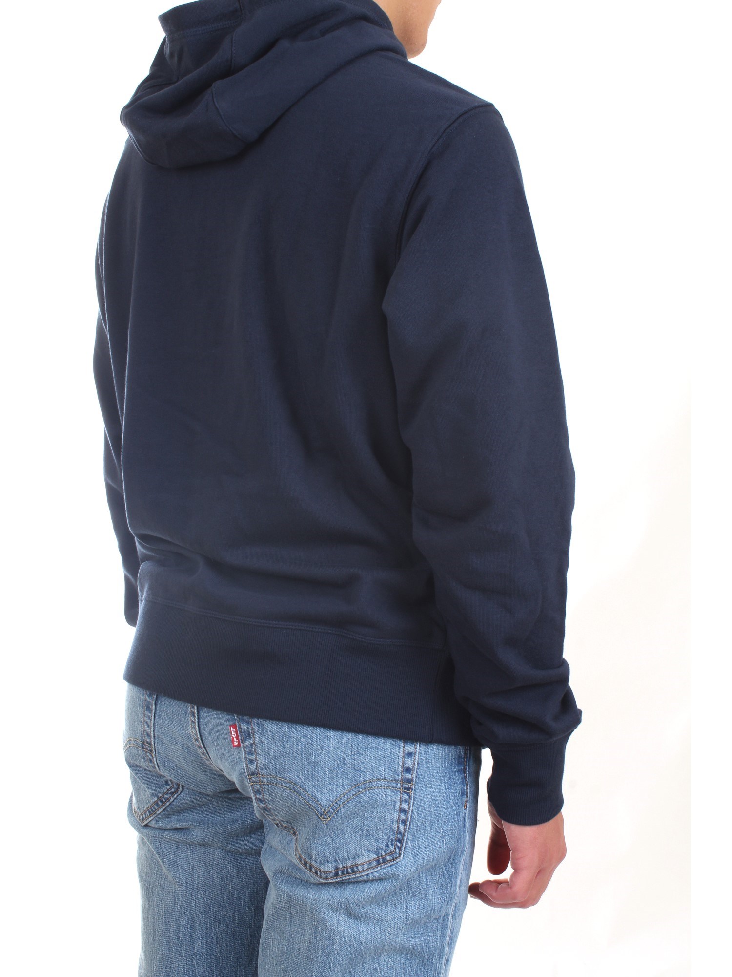 NEW BALANCE MJ3558 Blue Clothing Man Sweater NEW BALANCE MJ3558 Blue Clothing Man Sweater