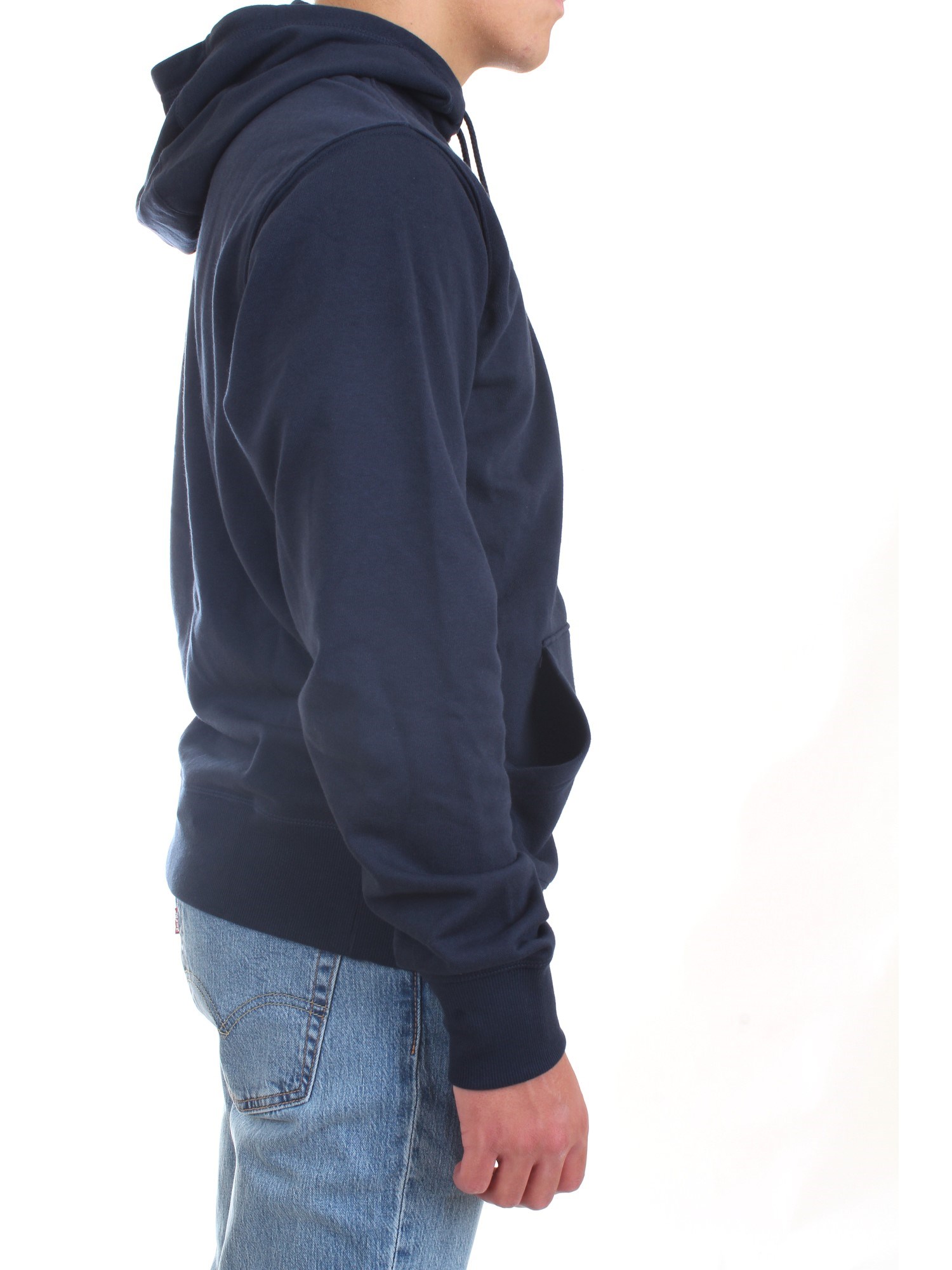 NEW BALANCE MJ3558 Blue Clothing Man Sweater NEW BALANCE MJ3558 Blue Clothing Man Sweater