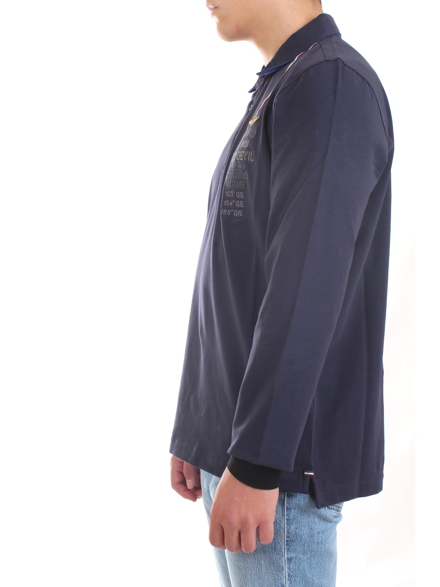 AERONAUTICA MILITARE 212PO1583J469 Blue Clothing Man Polo shirt AERONAUTICA MILITARE 212PO1583J469 Blue Clothing Man Polo shirt