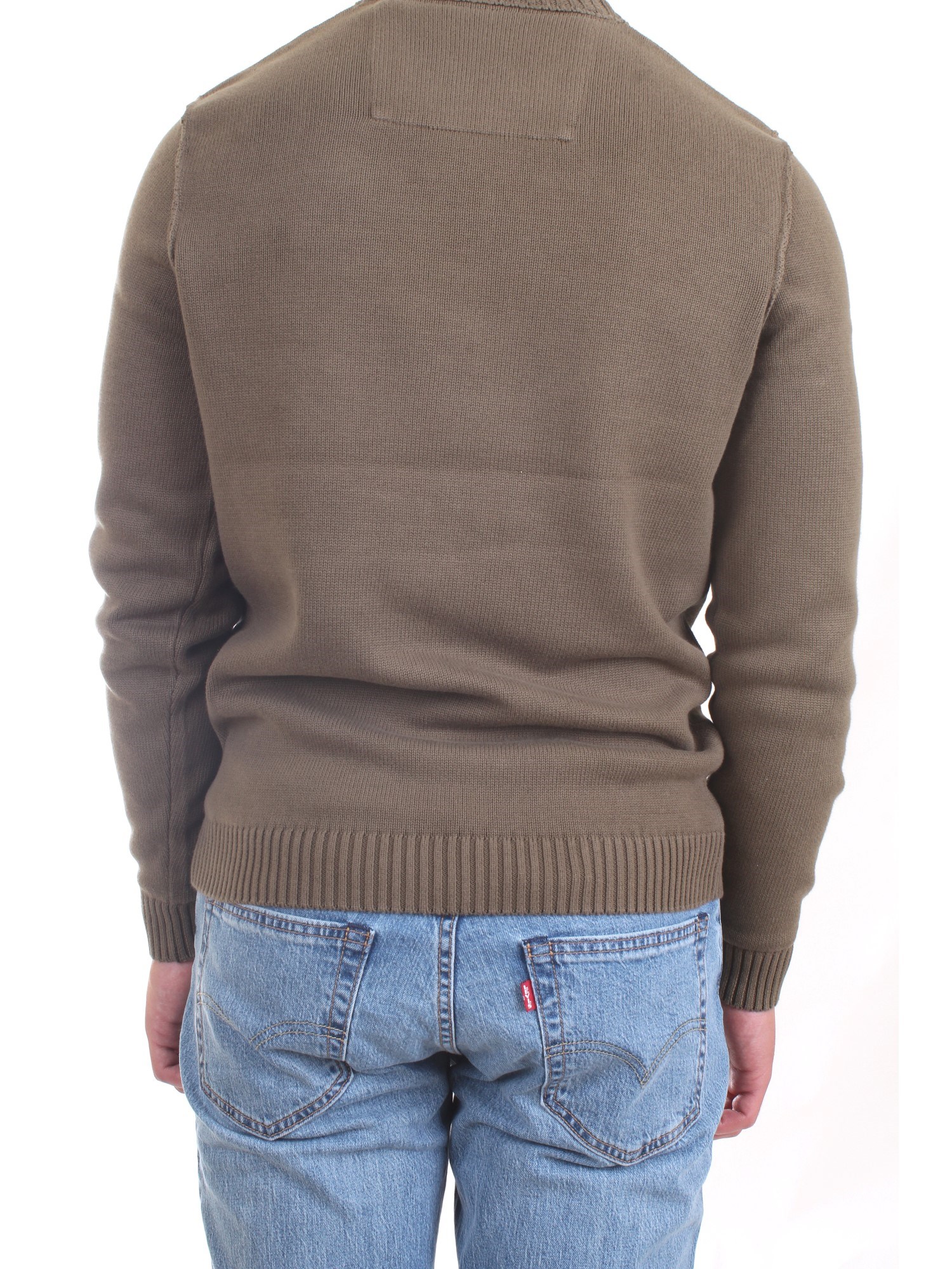 AERONAUTICA MILITARE 212MA1276L408 Khaki green Clothing Man Sweater AERONAUTICA MILITARE 212MA1276L408 Khaki green Clothing Man Sweater