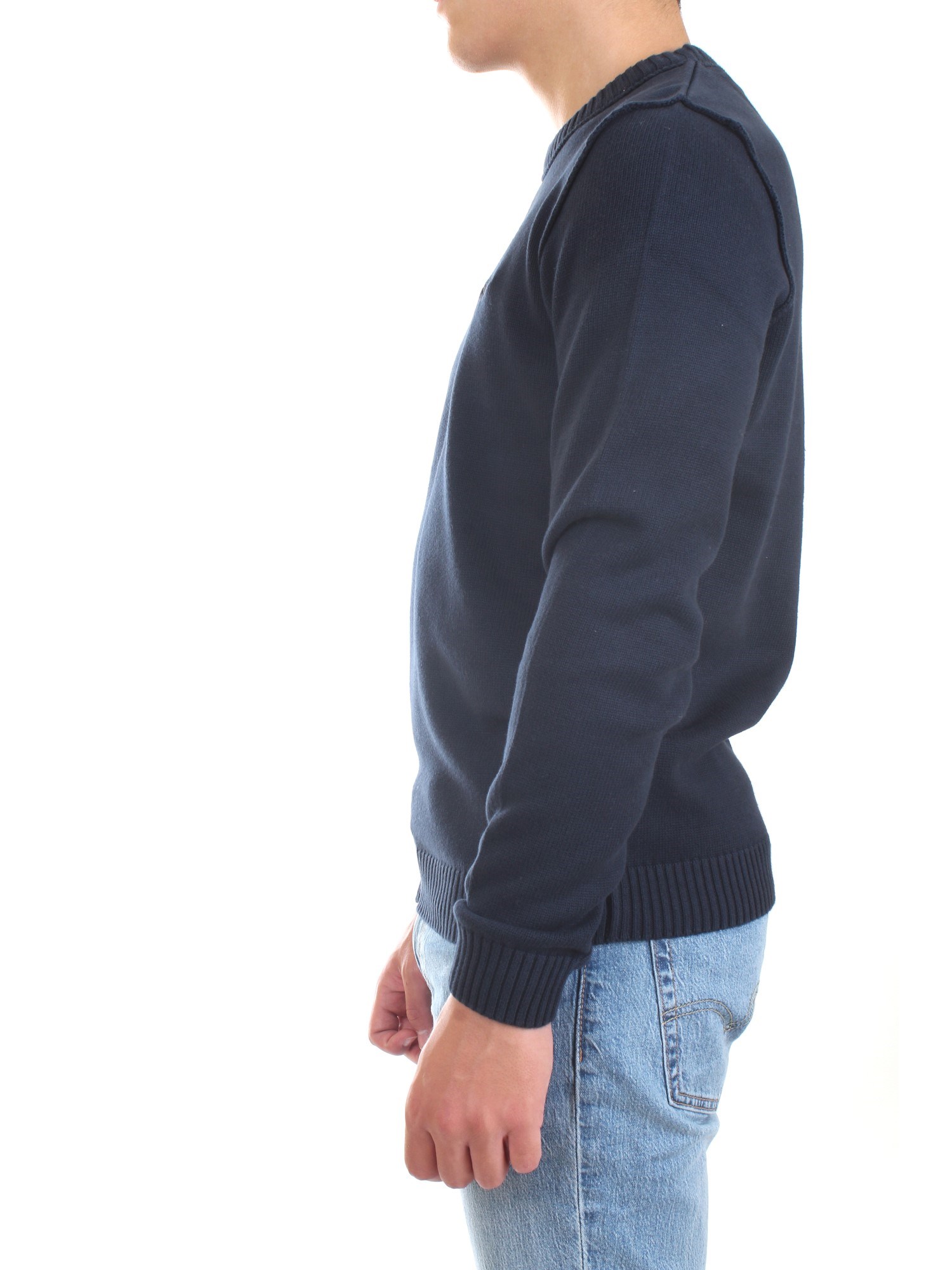 AERONAUTICA MILITARE 212MA1276L408 Blue Clothing Man Sweater AERONAUTICA MILITARE 212MA1276L408 Blue Clothing Man Sweater