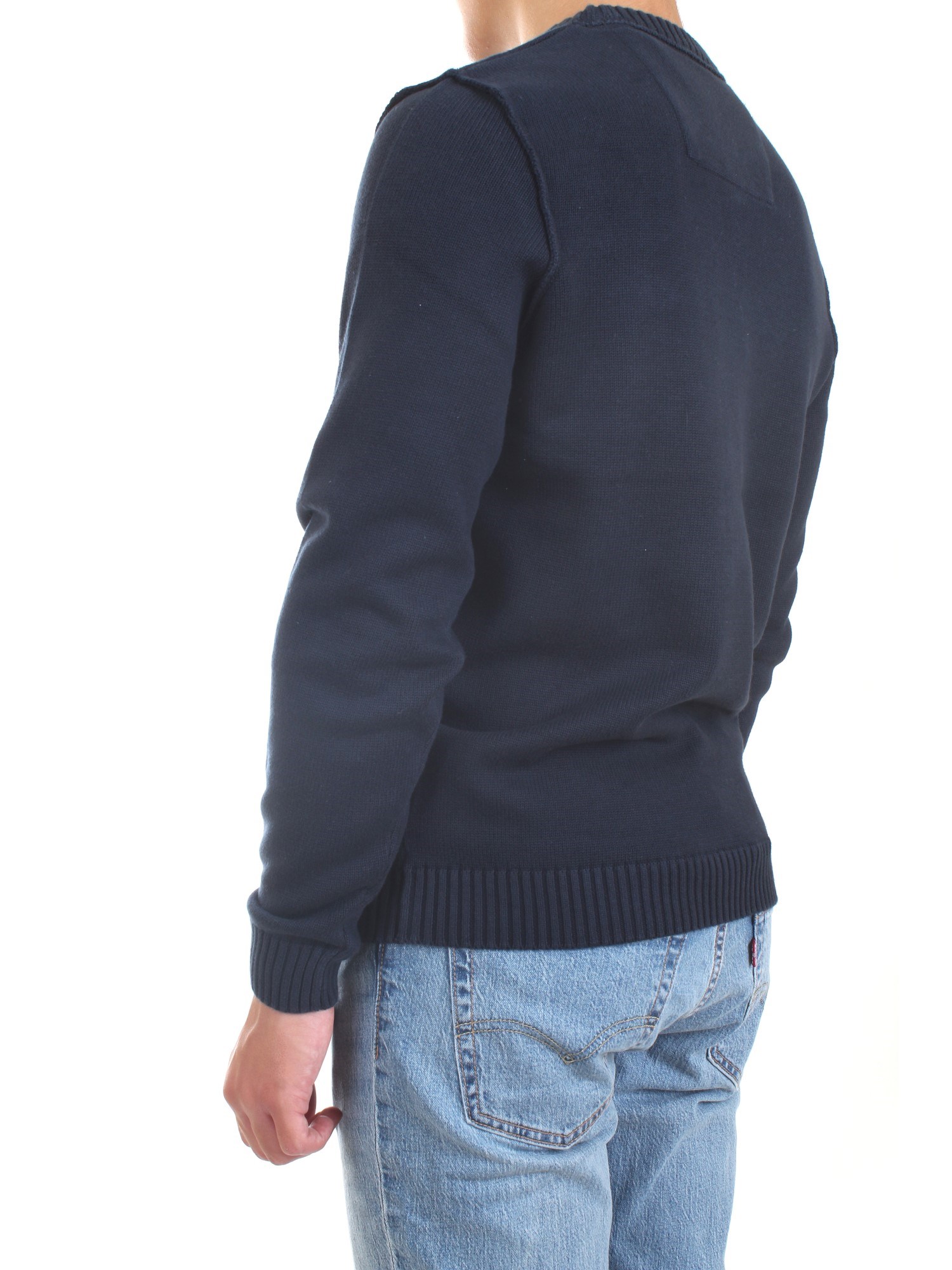 AERONAUTICA MILITARE 212MA1276L408 Blue Clothing Man Sweater AERONAUTICA MILITARE 212MA1276L408 Blue Clothing Man Sweater
