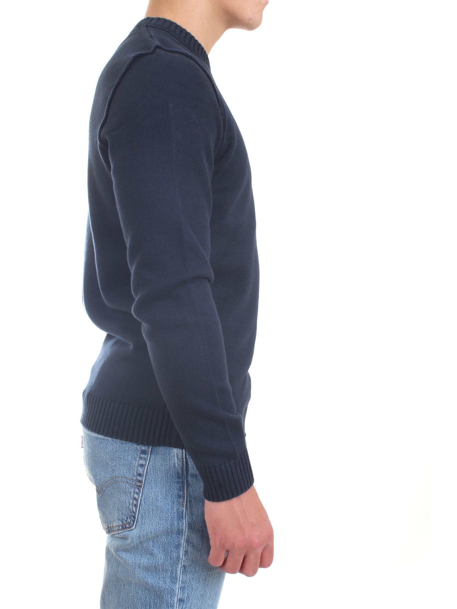 AERONAUTICA MILITARE 212MA1276L408 Blue Clothing Man Sweater AERONAUTICA MILITARE 212MA1276L408 Blue Clothing Man Sweater