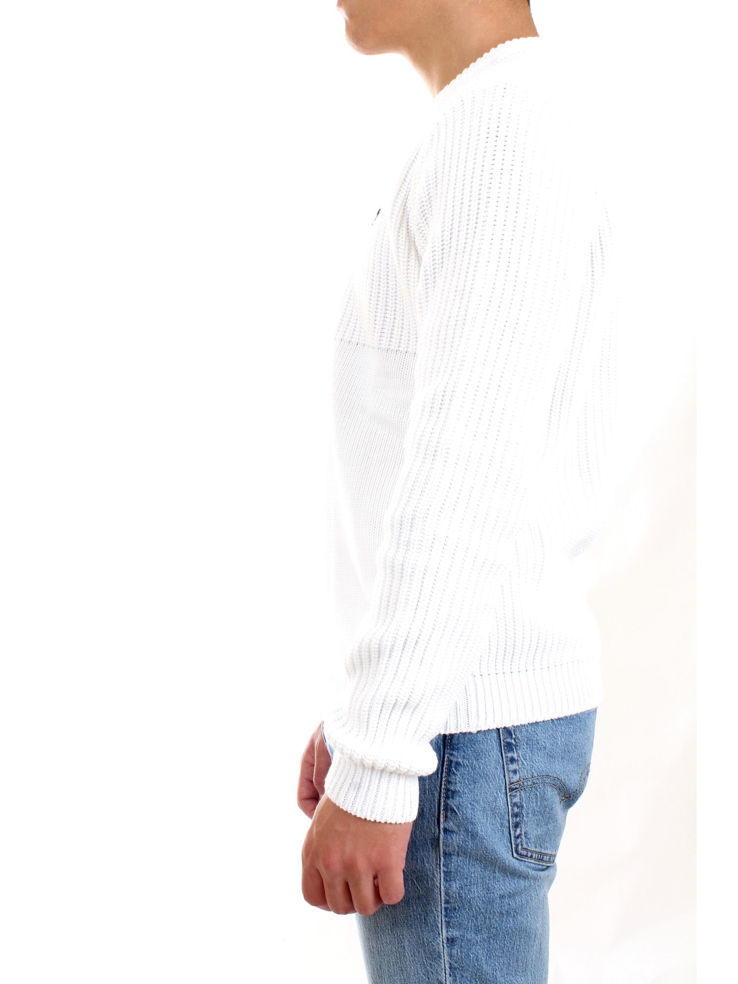 AERONAUTICA MILITARE 212MA1280L409 White Clothing Man Sweater AERONAUTICA MILITARE 212MA1280L409 White Clothing Man Sweater