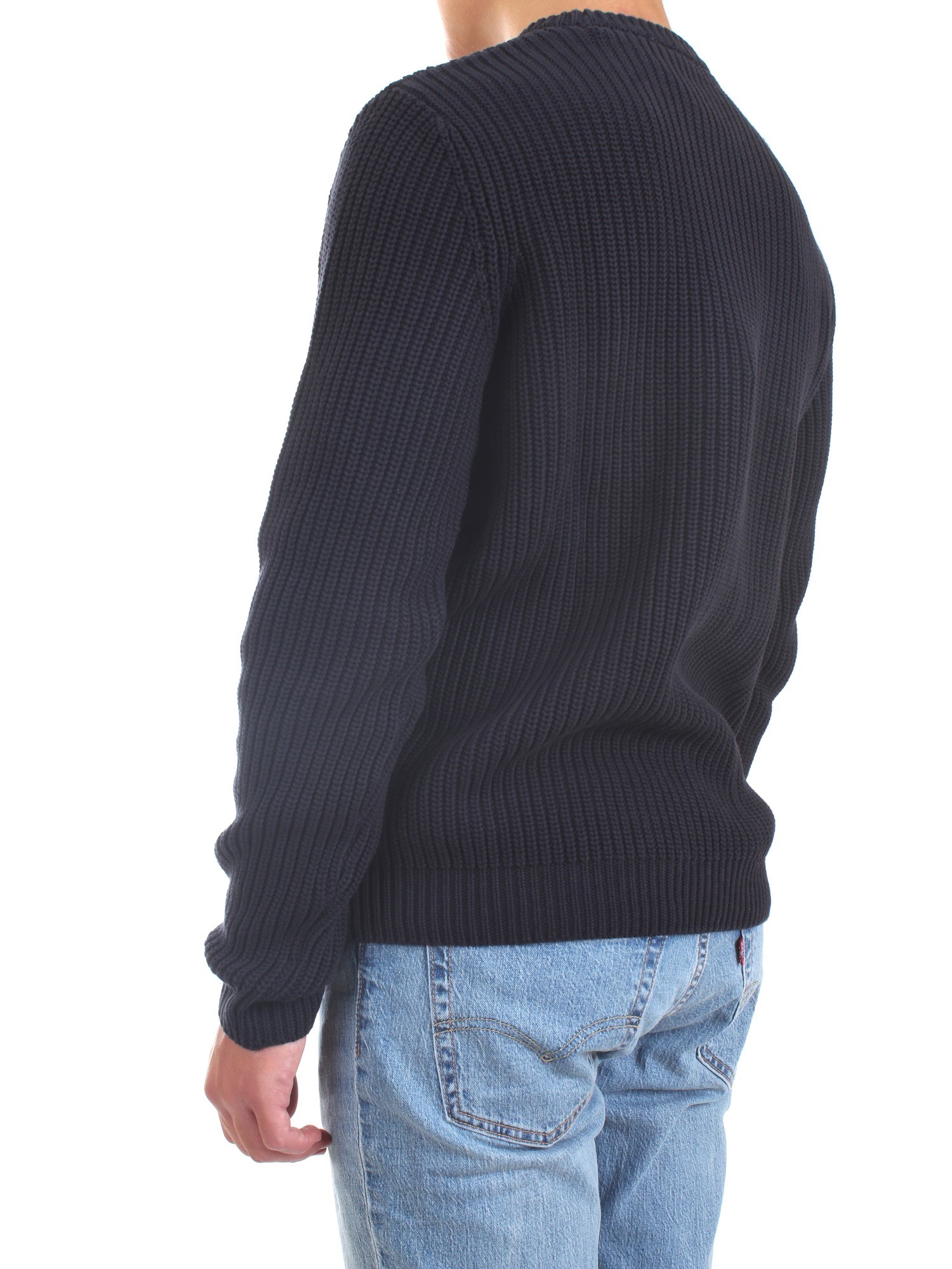 AERONAUTICA MILITARE 212MA1280L409 Blue Clothing Man Sweater AERONAUTICA MILITARE 212MA1280L409 Blue Clothing Man Sweater