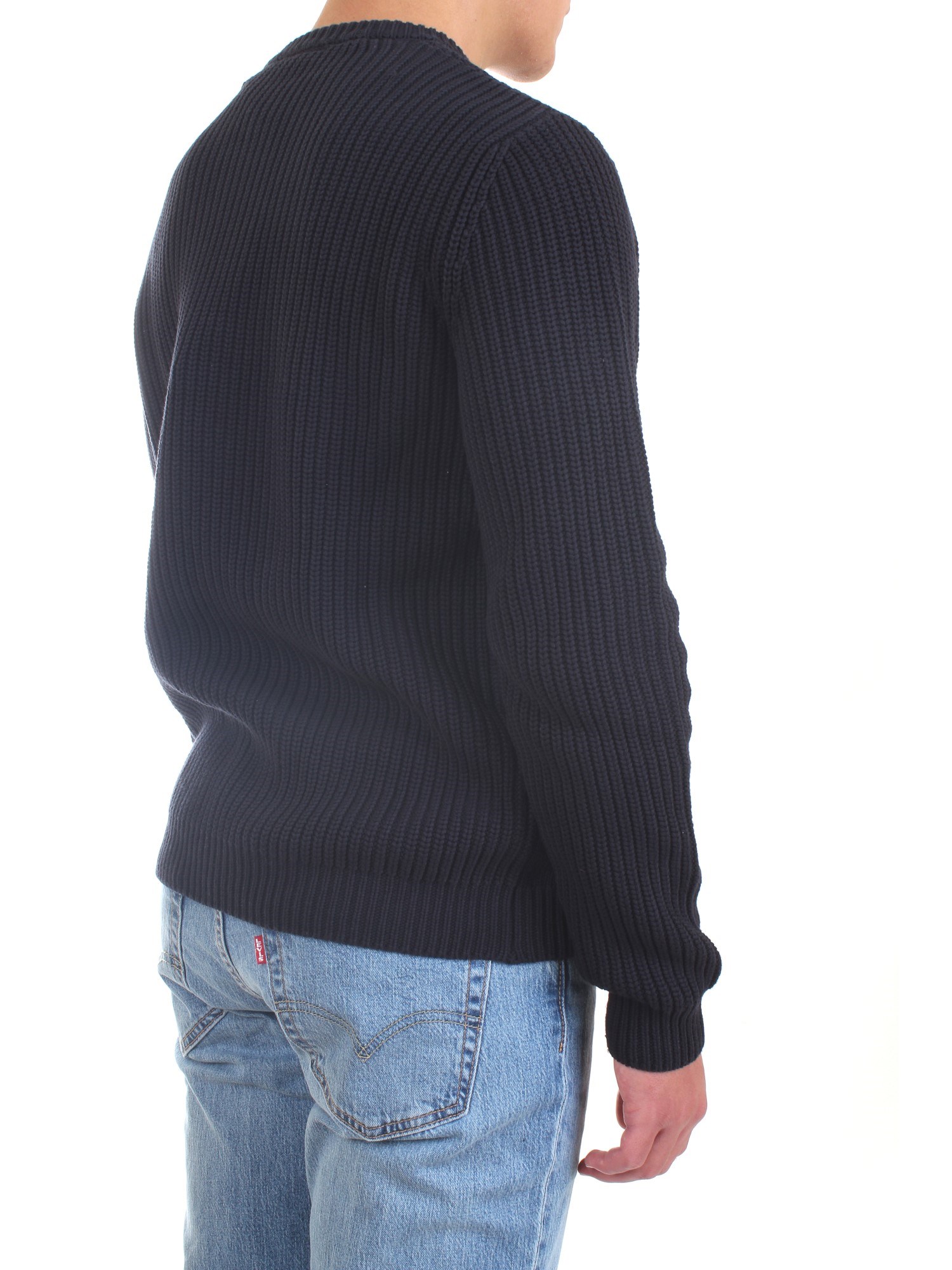 AERONAUTICA MILITARE 212MA1280L409 Blue Clothing Man Sweater AERONAUTICA MILITARE 212MA1280L409 Blue Clothing Man Sweater