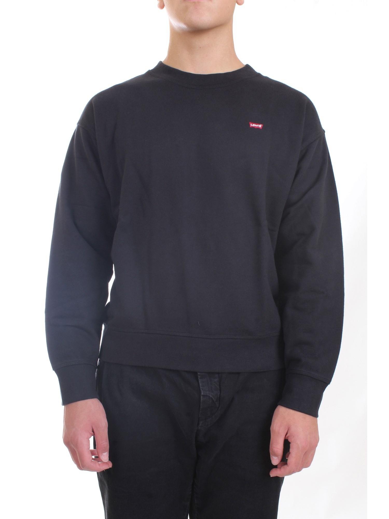 LEVI'S 24688 0006 Black Clothing Unisex Sweater LEVI'S 24688 0006 Black Clothing Unisex Sweater