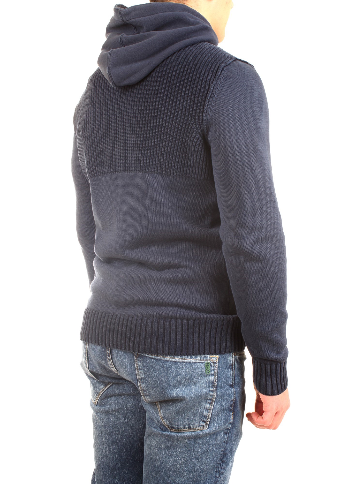 AERONAUTICA MILITARE 212MA1347L385 Blue Clothing Man Sweater AERONAUTICA MILITARE 212MA1347L385 Blue Clothing Man Sweater