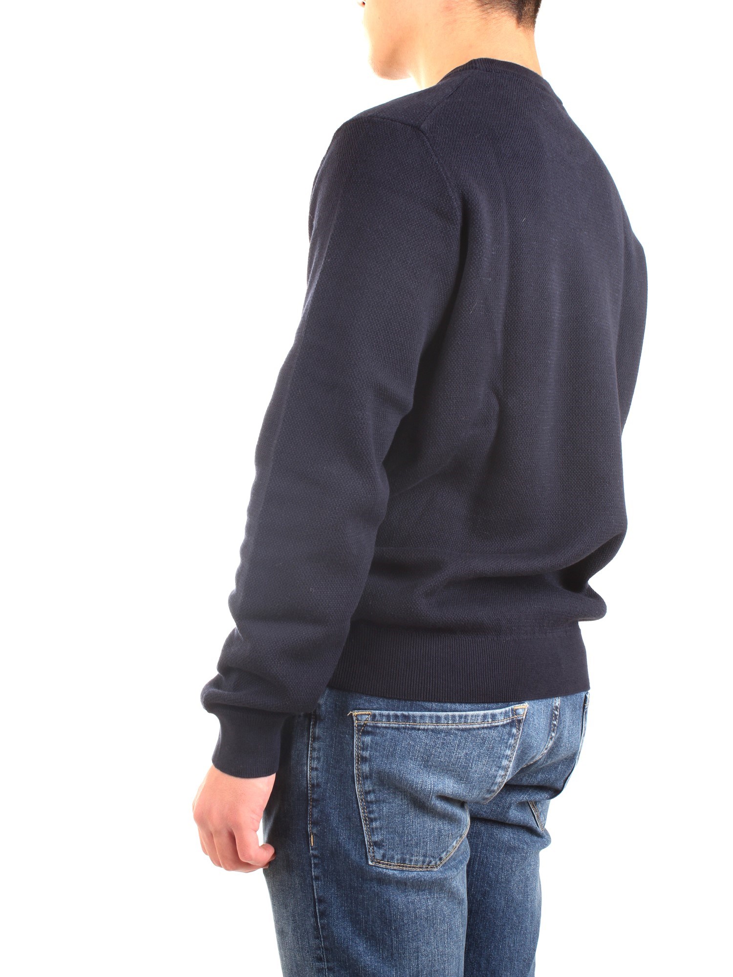 Lacoste AH1964 00 Blue Clothing Man Sweater Lacoste AH1964 00 Blue Clothing Man Sweater