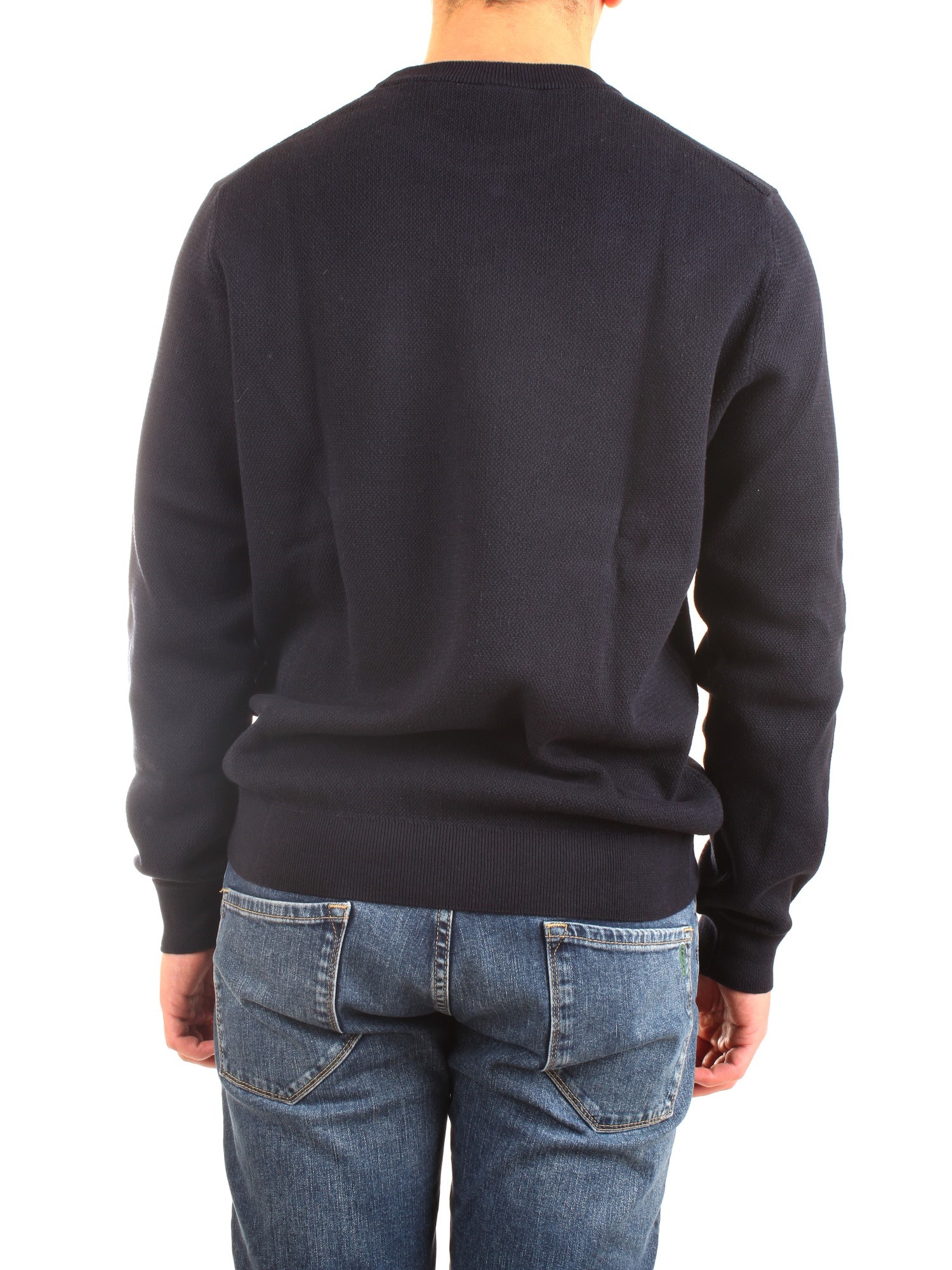 Lacoste AH1964 00 Blue Clothing Man Sweater Lacoste AH1964 00 Blue Clothing Man Sweater