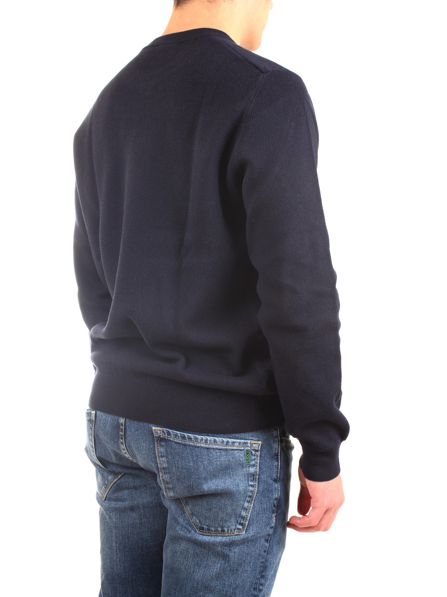 Lacoste AH1964 00 Blue Clothing Man Sweater Lacoste AH1964 00 Blue Clothing Man Sweater