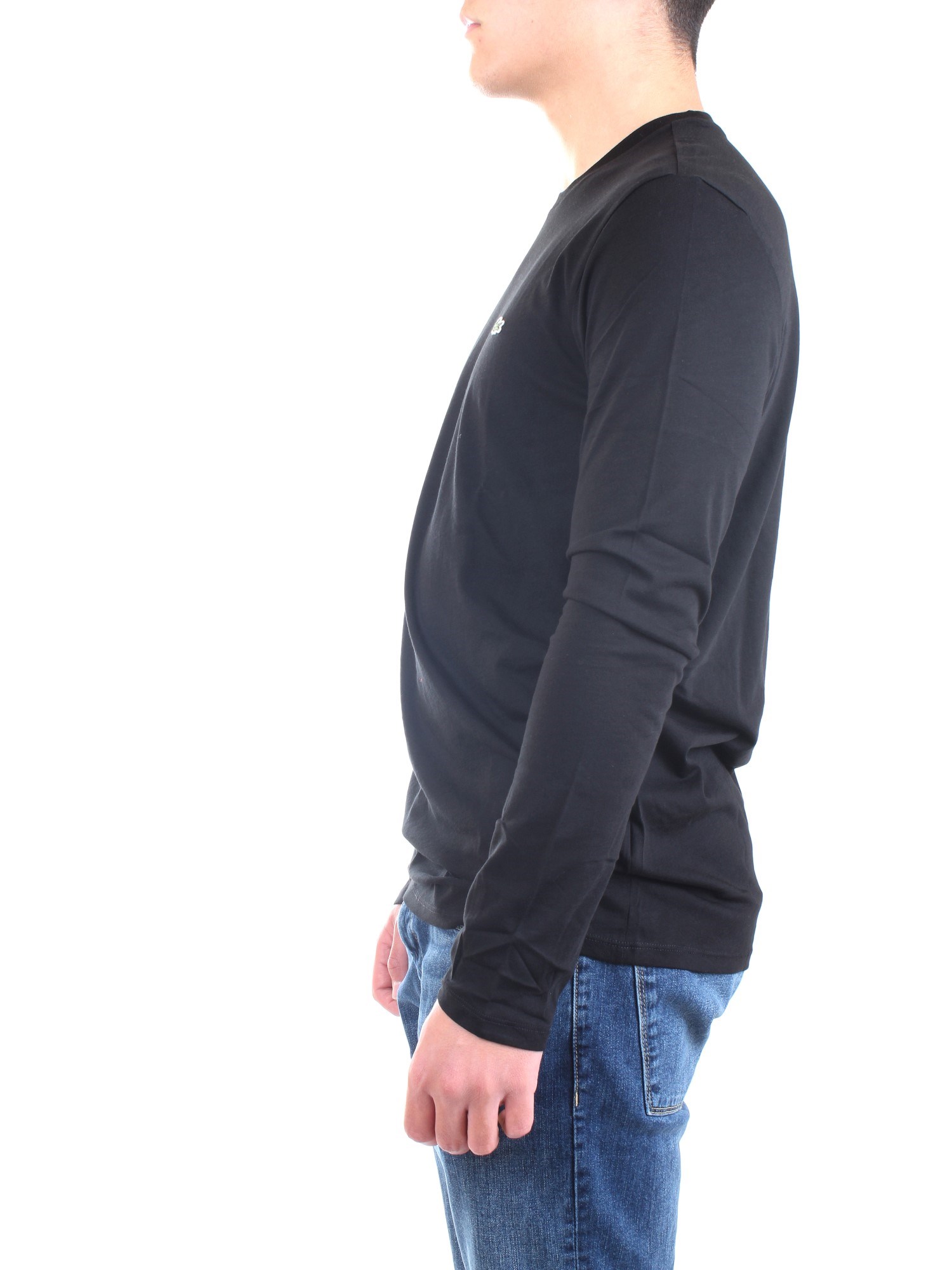 Lacoste TH6712 00 Nero Abbigliamento Uomo T-Shirt Lacoste TH6712 00 Nero Abbigliamento Uomo T-Shirt