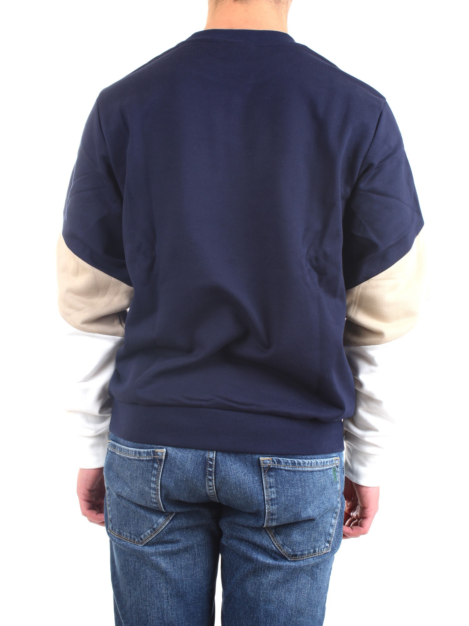 Lacoste SH6889 00 Blue Clothing Man Sweater Lacoste SH6889 00 Blue Clothing Man Sweater