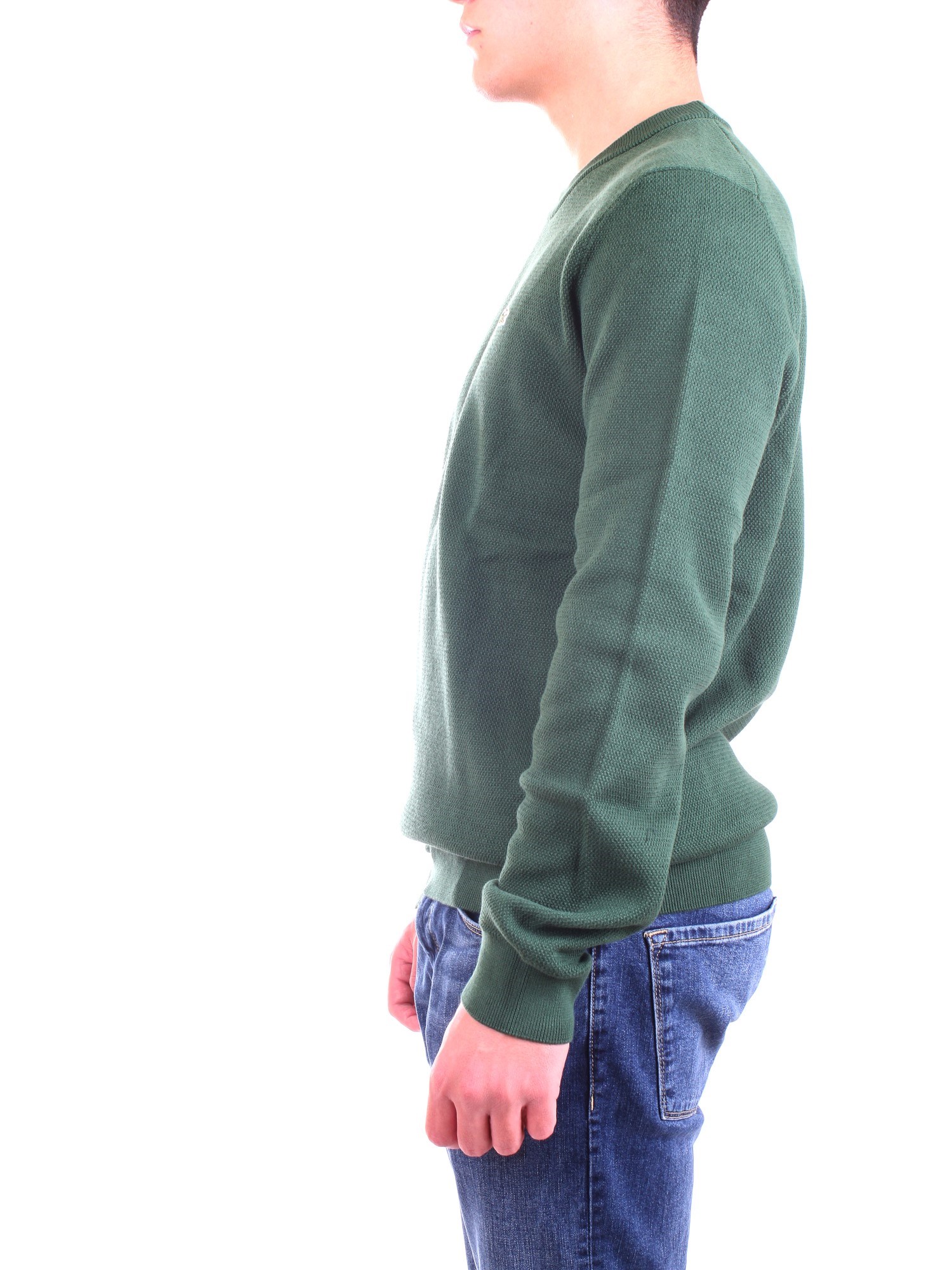 Lacoste AH1964 00 Green Clothing Man Sweater Lacoste AH1964 00 Green Clothing Man Sweater