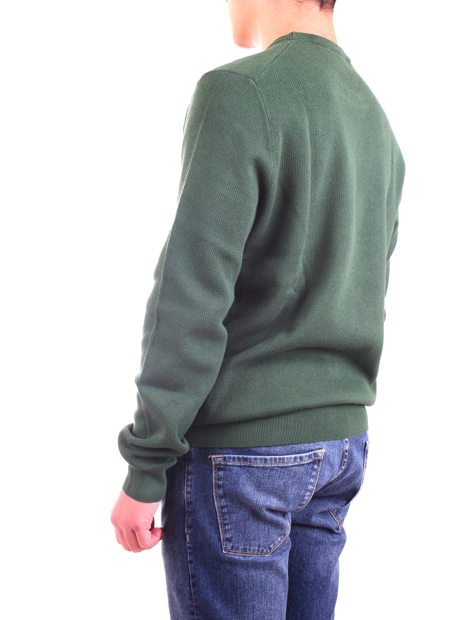 Lacoste AH1964 00 Green Clothing Man Sweater Lacoste AH1964 00 Green Clothing Man Sweater