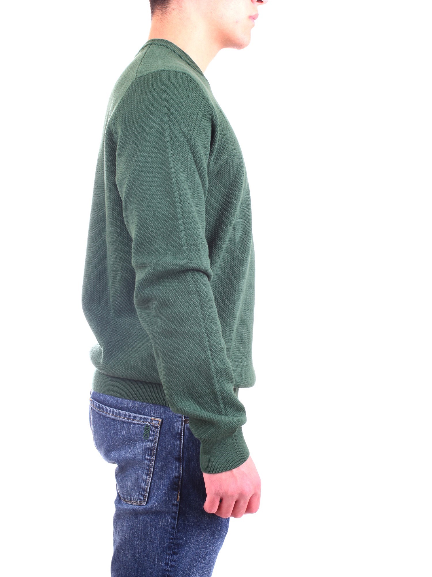 Lacoste AH1964 00 Green Clothing Man Sweater Lacoste AH1964 00 Green Clothing Man Sweater