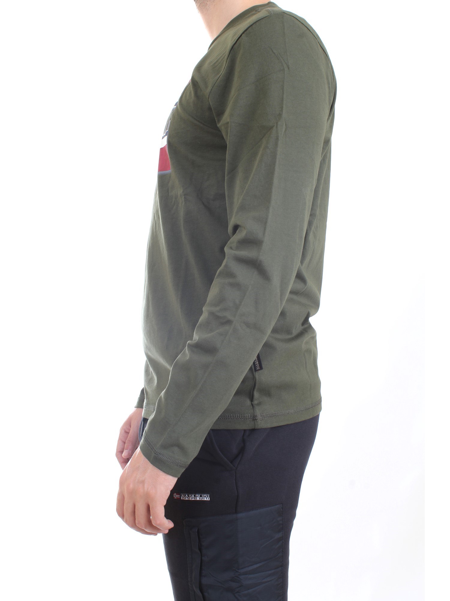 NAPAPIJRI NP0A4FRQ Military green Clothing Man T-Shirt/Polo NAPAPIJRI NP0A4FRQ Military green Clothing Man T-Shirt/Polo