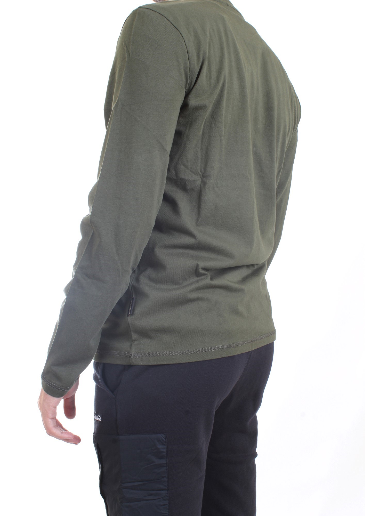 NAPAPIJRI NP0A4FRQ Military green Clothing Man T-Shirt/Polo NAPAPIJRI NP0A4FRQ Military green Clothing Man T-Shirt/Polo