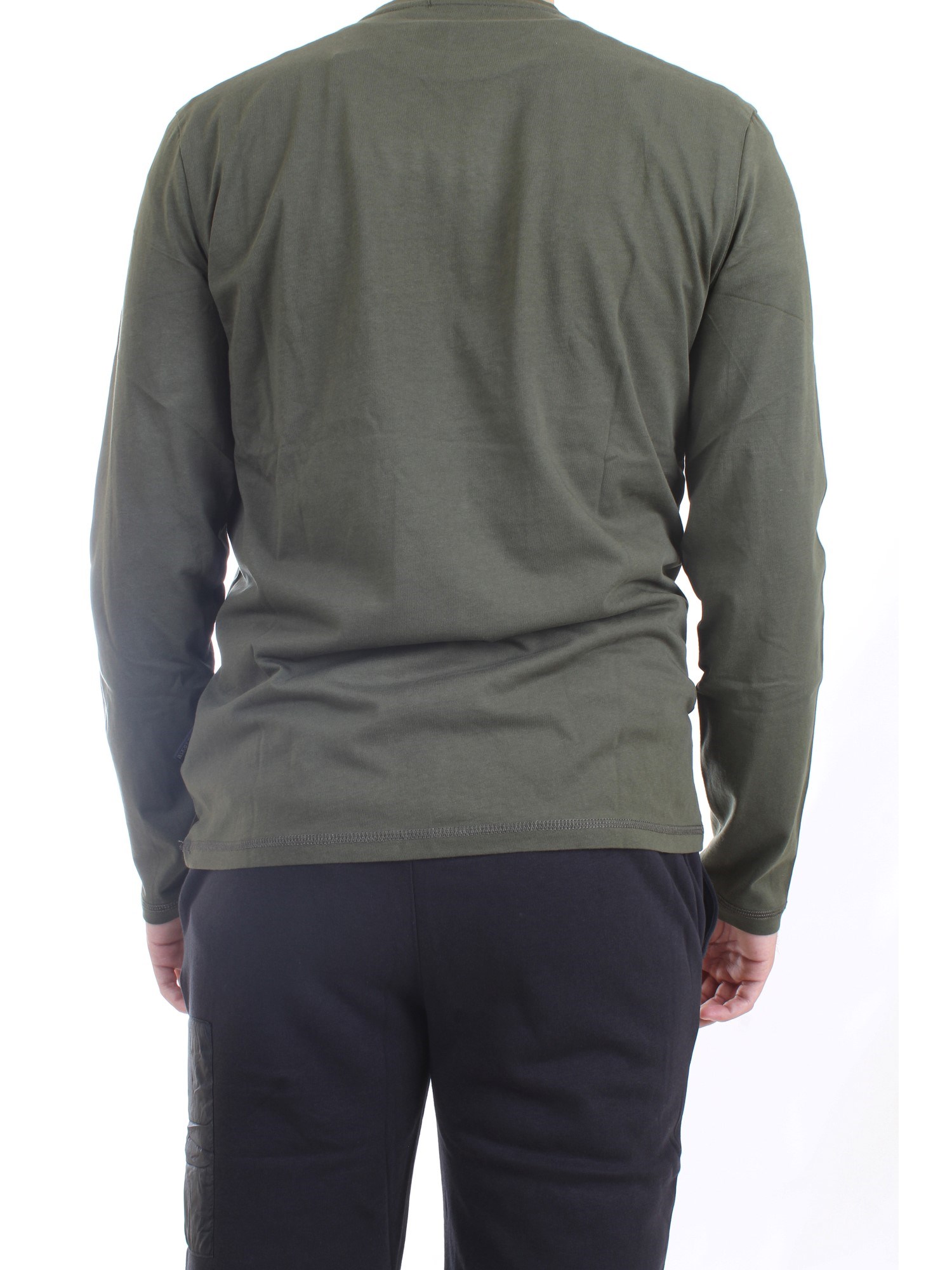 NAPAPIJRI NP0A4FRQ Military green Clothing Man T-Shirt/Polo NAPAPIJRI NP0A4FRQ Military green Clothing Man T-Shirt/Polo