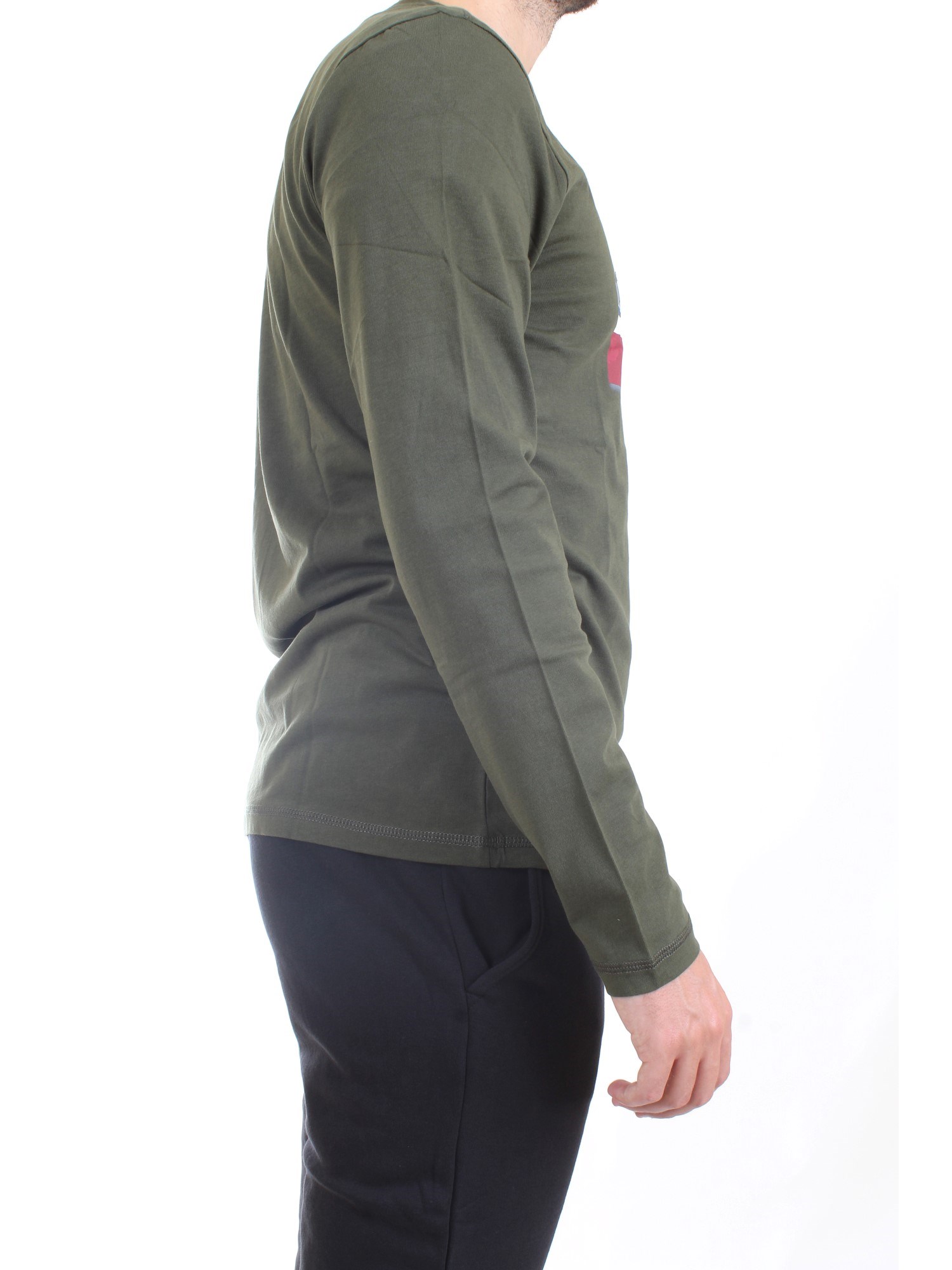 NAPAPIJRI NP0A4FRQ Military green Clothing Man T-Shirt/Polo NAPAPIJRI NP0A4FRQ Military green Clothing Man T-Shirt/Polo