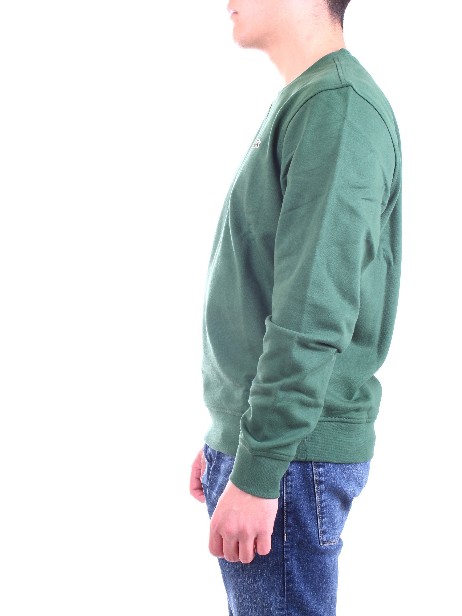 Lacoste SH1505 00 Green Clothing Man Sweater Lacoste SH1505 00 Green Clothing Man Sweater