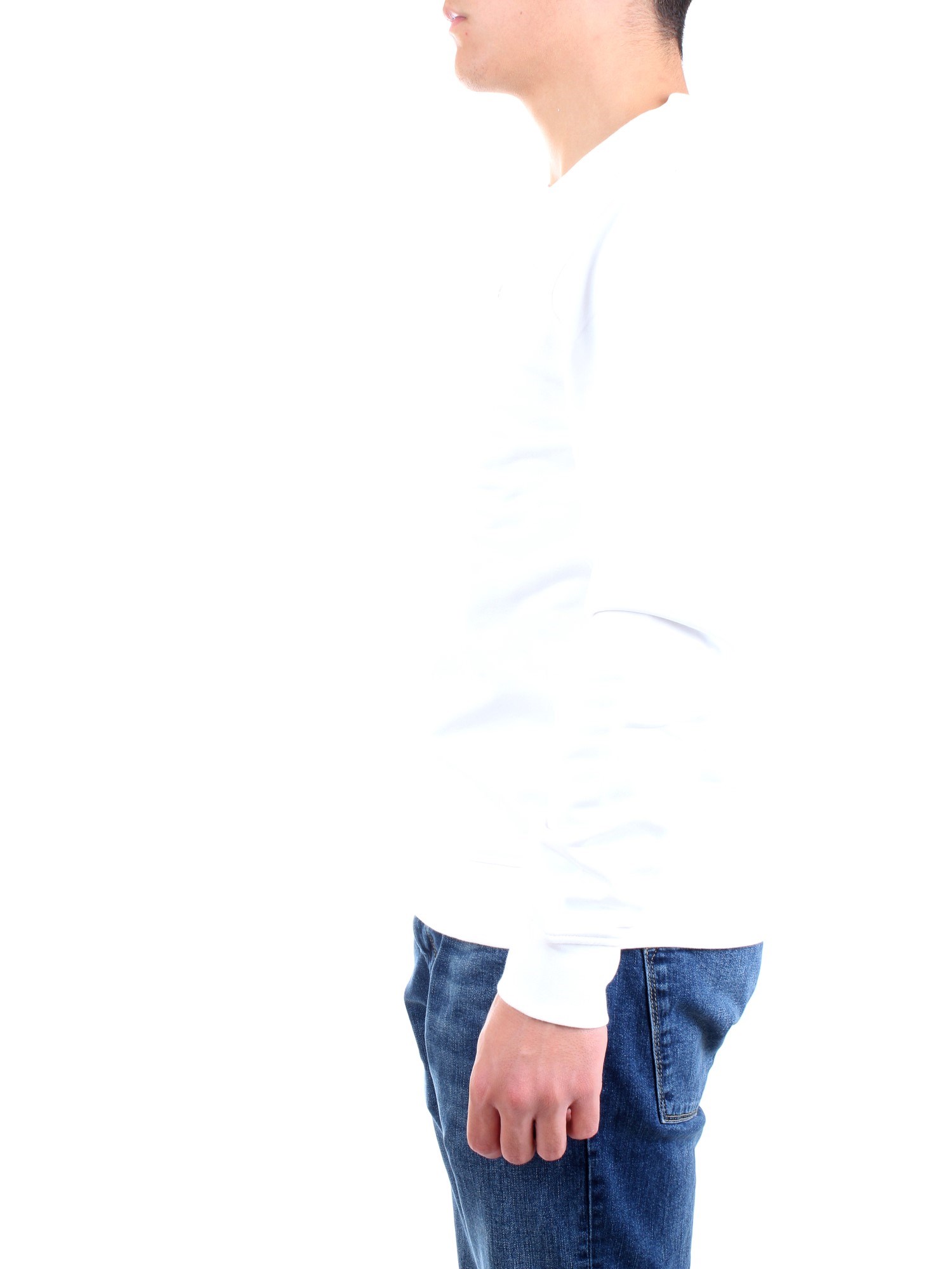 Lacoste SH1505 00 White Clothing Man Sweater Lacoste SH1505 00 White Clothing Man Sweater
