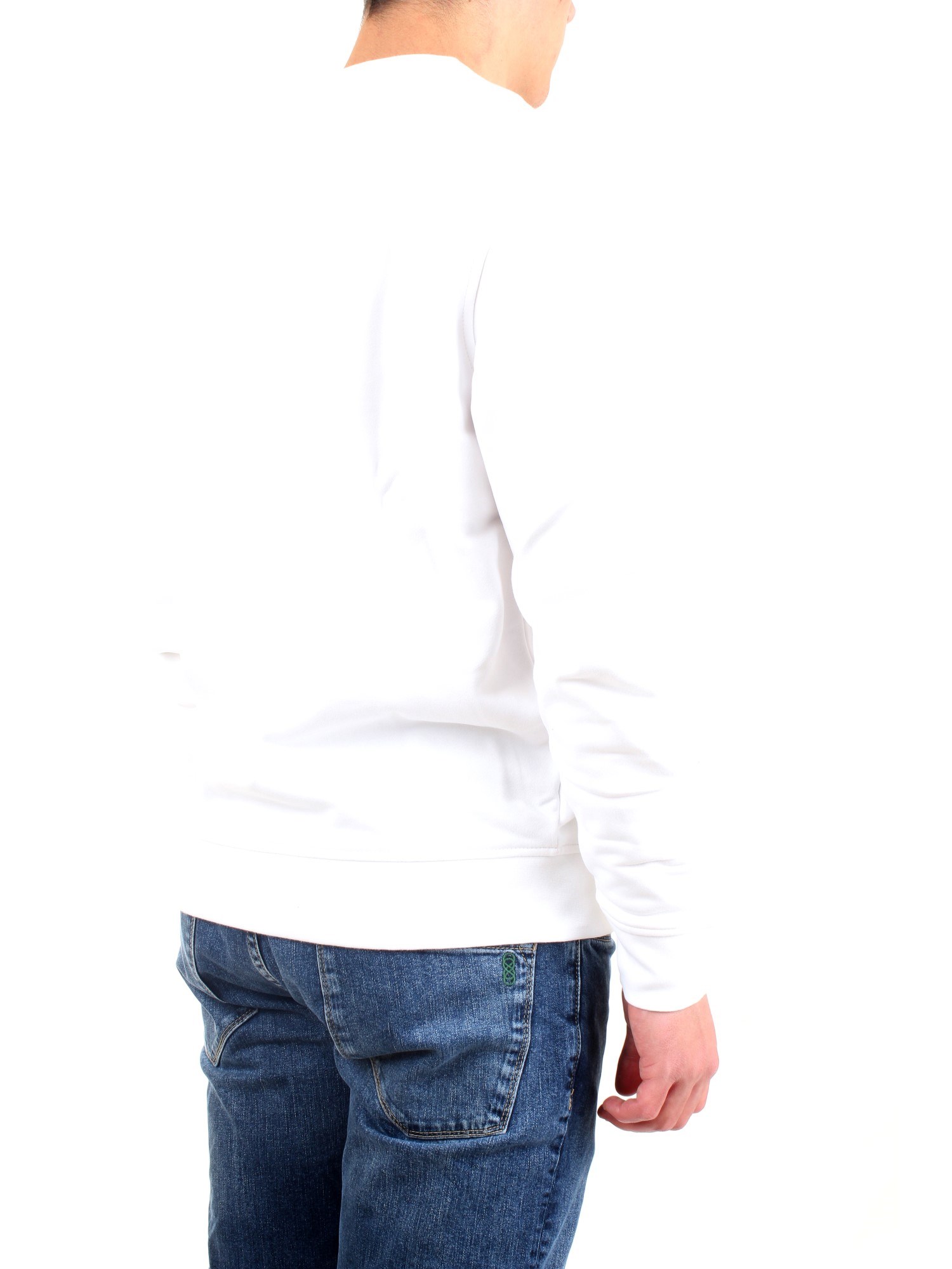 Lacoste SH1505 00 White Clothing Man Sweater Lacoste SH1505 00 White Clothing Man Sweater